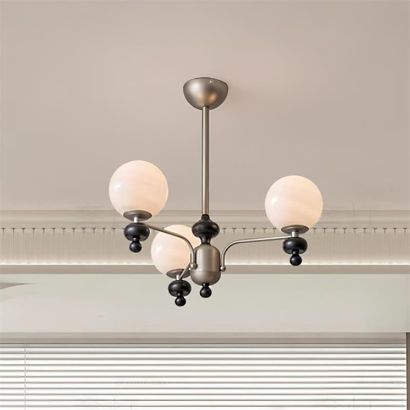 Cora Lustre Nickel Orb Élégant