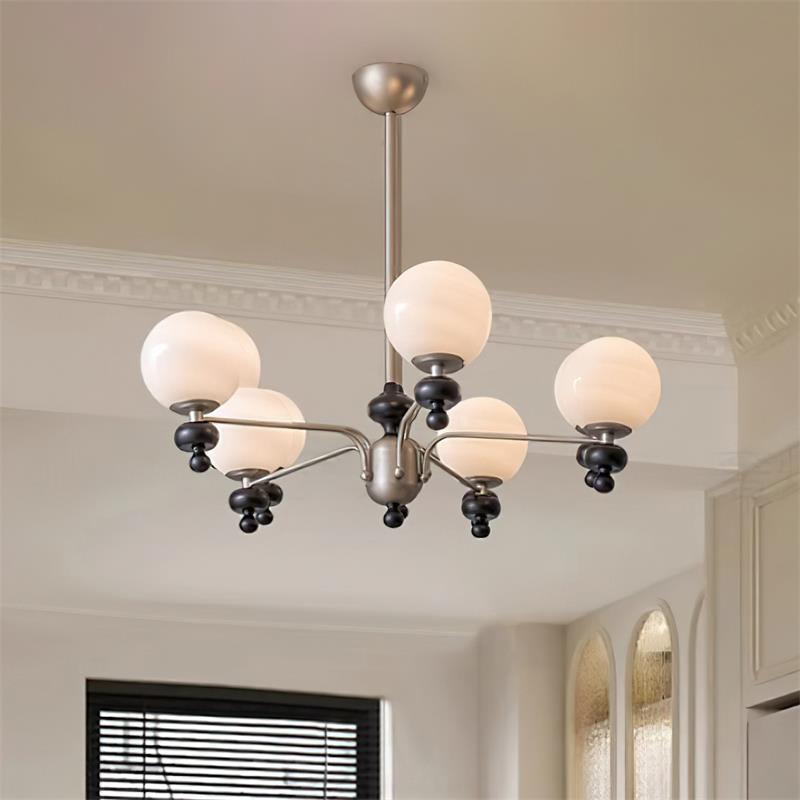 Cora Lustre Nickel Orb Élégant