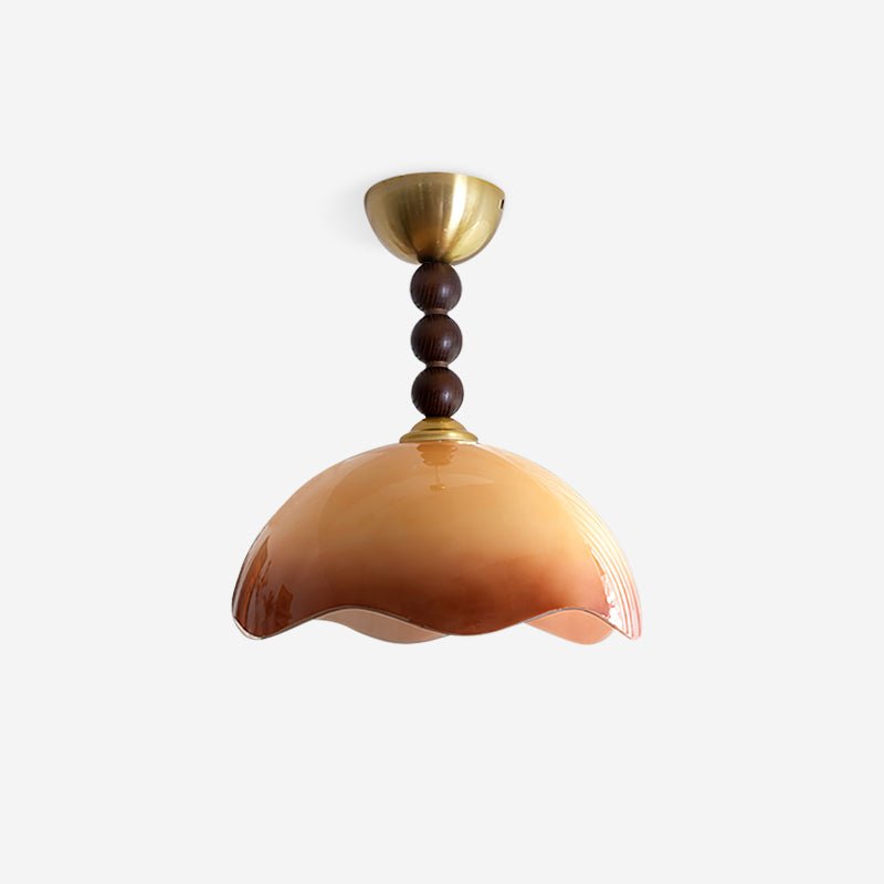 Syraeia Plafonnier Art Nordique en Verre Coral
