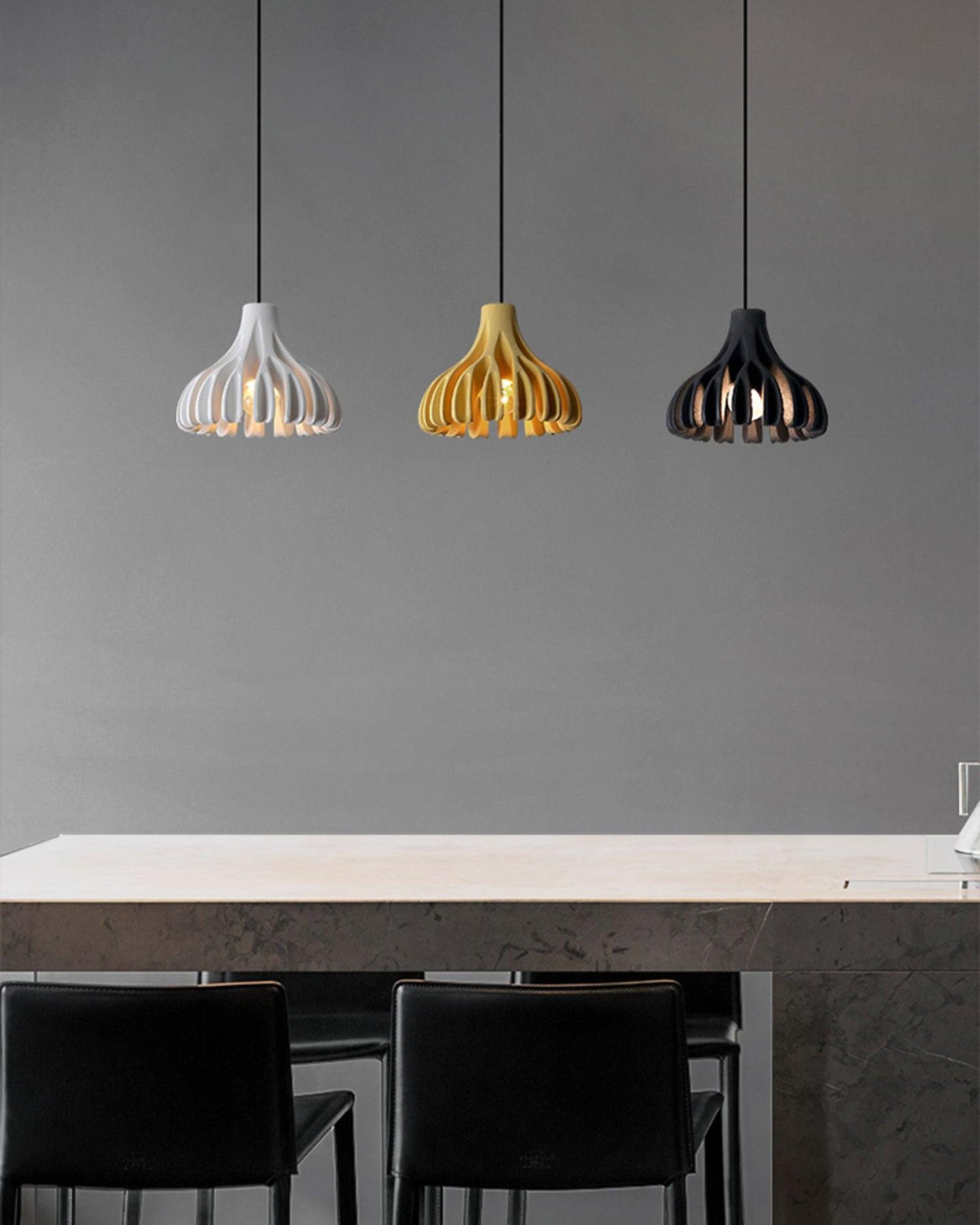 Coral Suspension en Résine Pétale