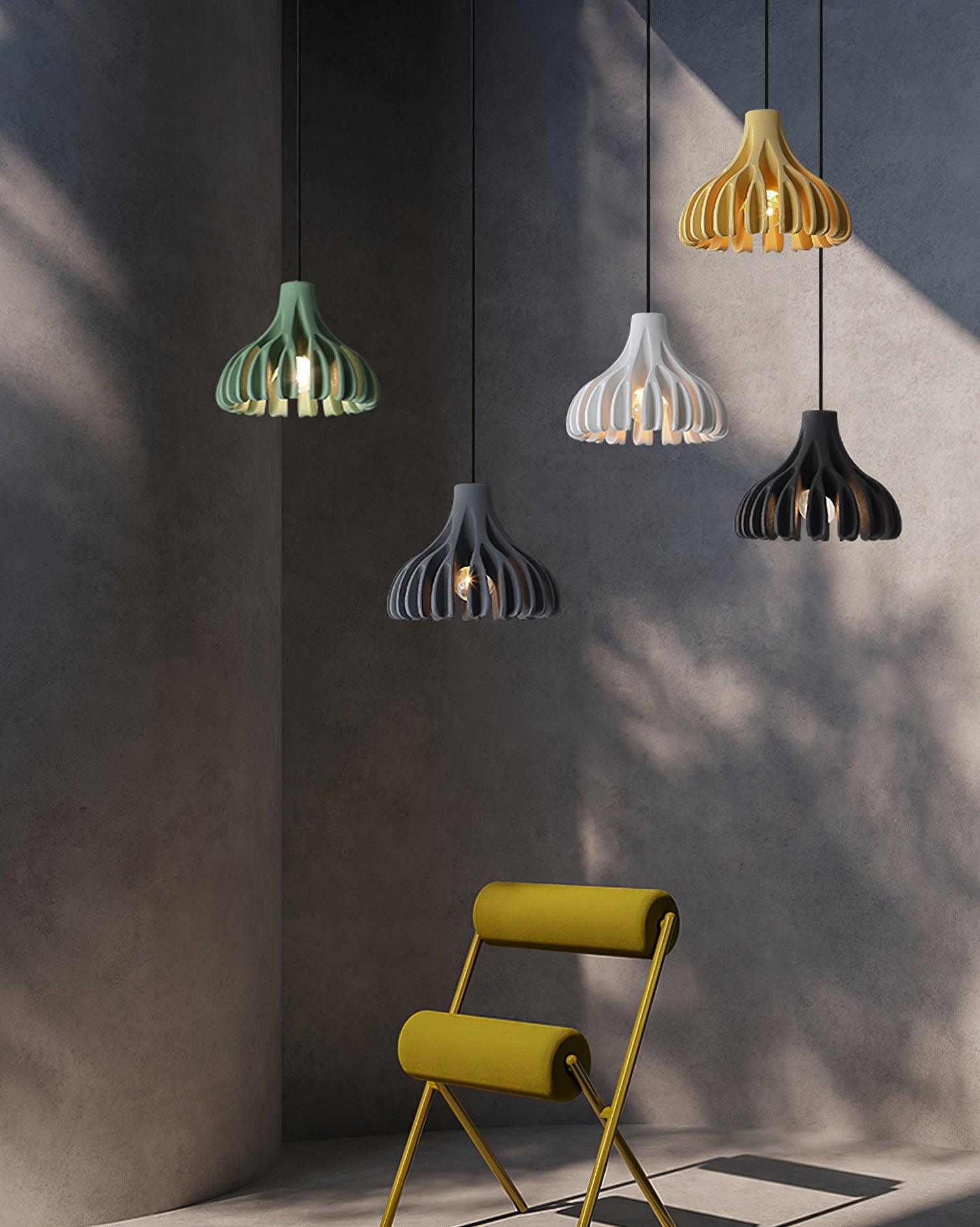 Coral Suspension en Résine Pétale