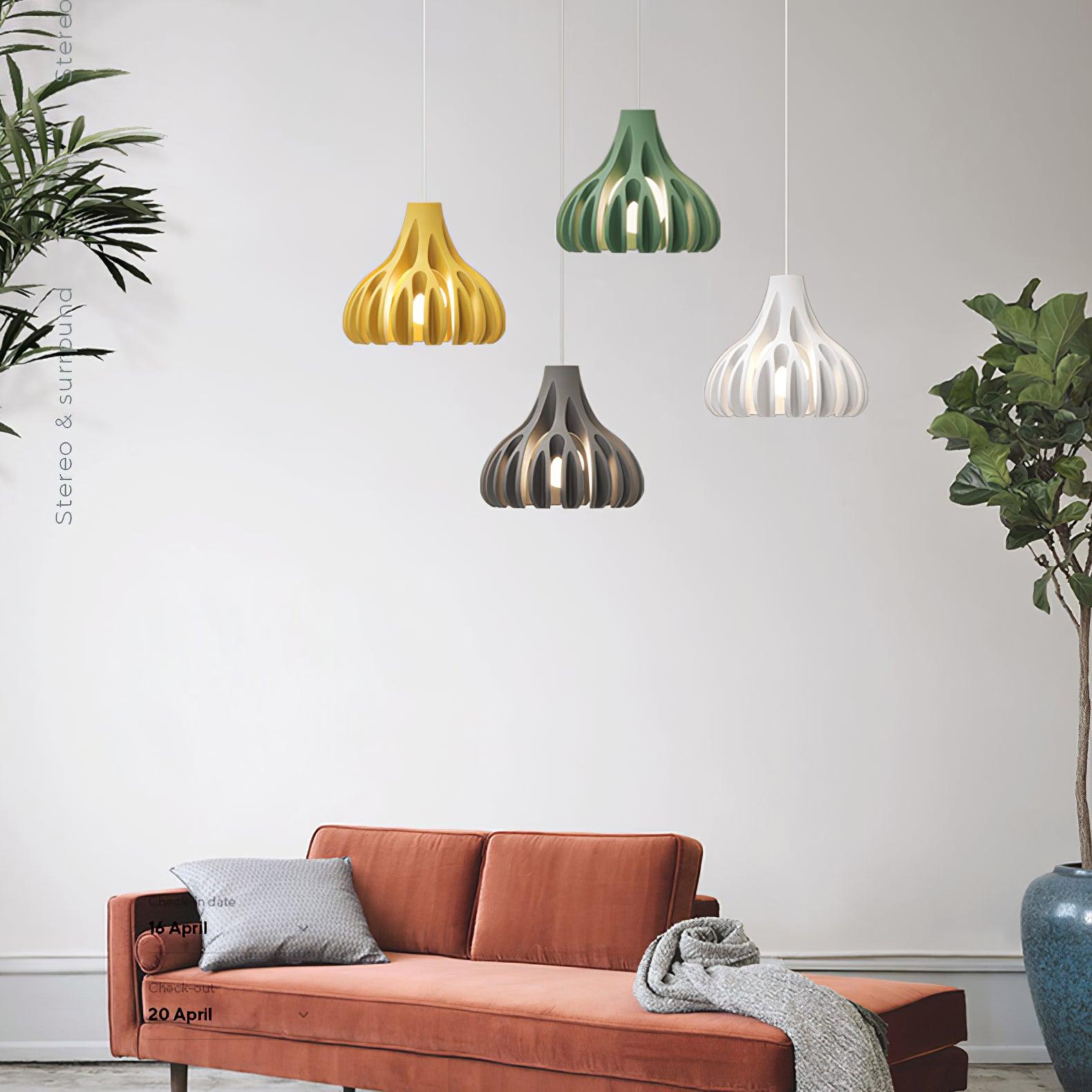 Coral Suspension en Résine Pétale