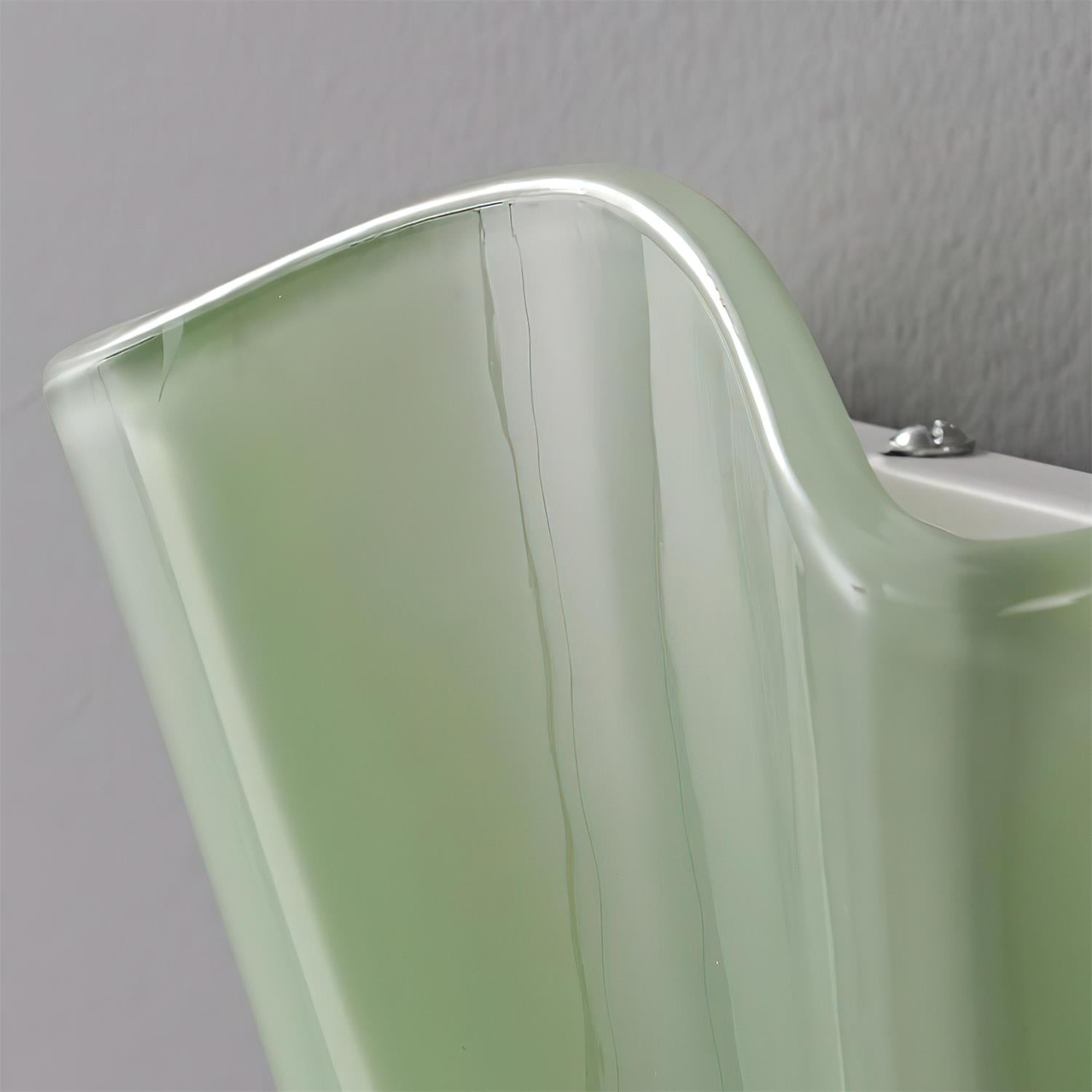 Corala Applique Murale Verre Pastel Forme Ventilateur