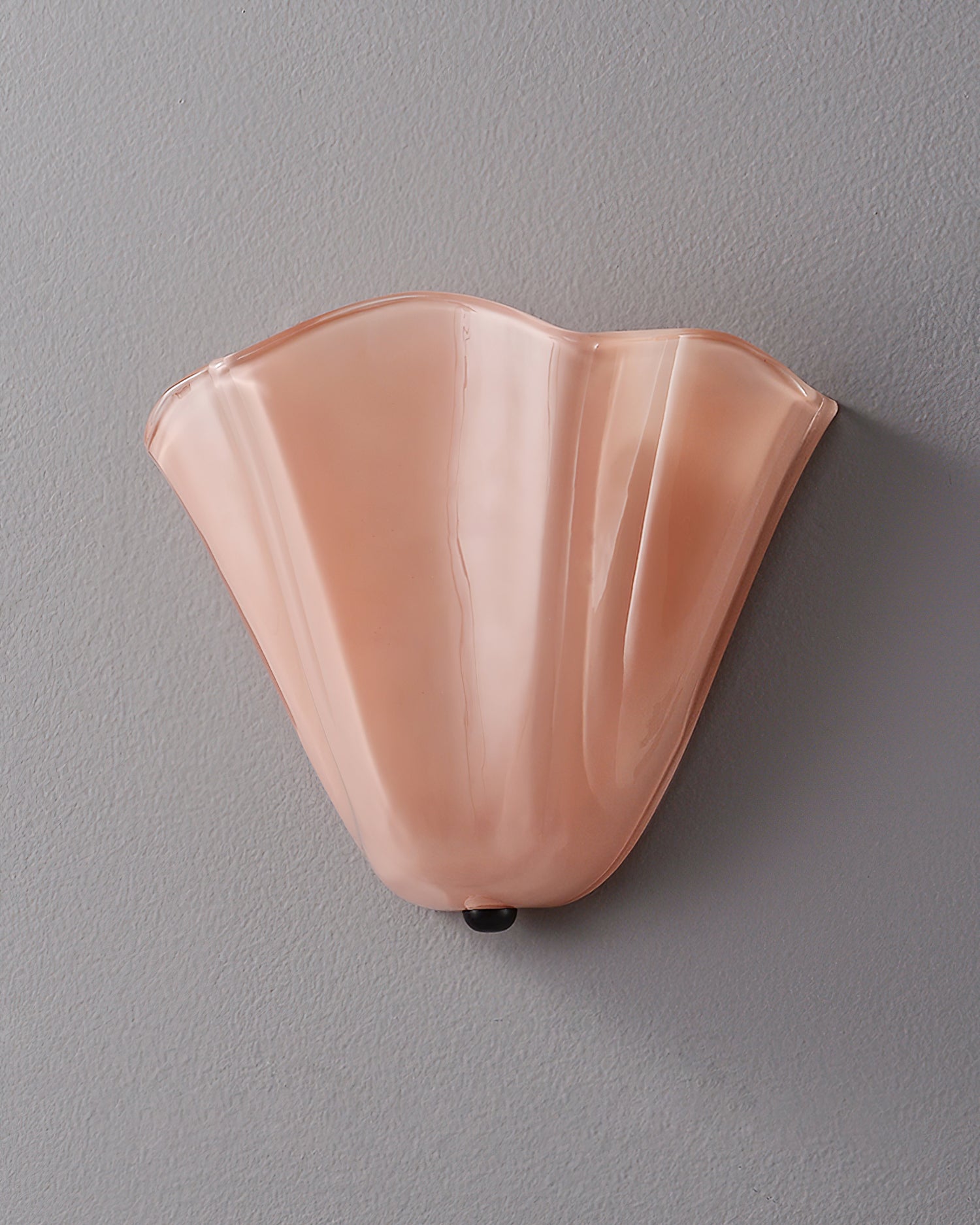 Corala Applique Murale Verre Pastel Forme Ventilateur
