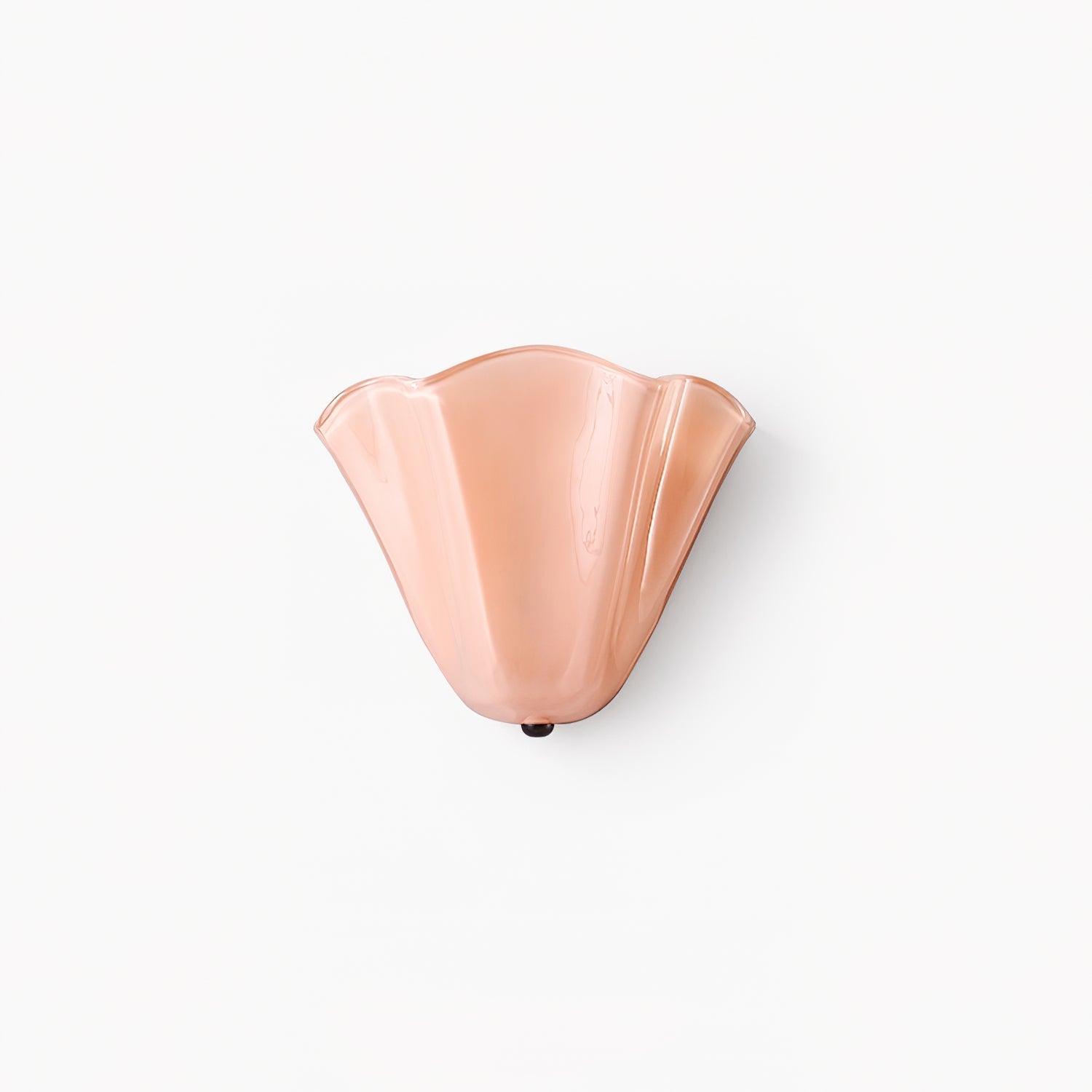 Corala Applique Murale Verre Pastel Forme Ventilateur