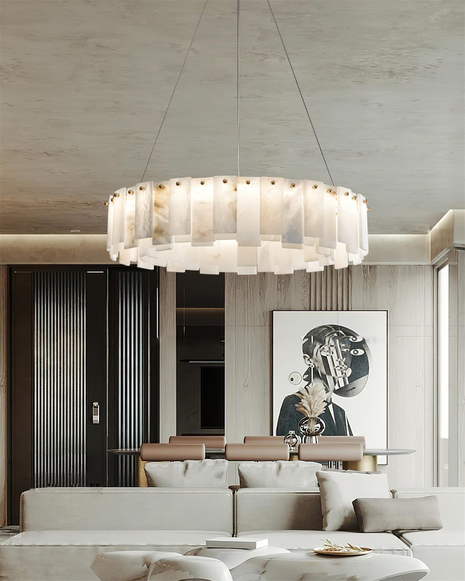 Corbett Lustre en Verre Luxe