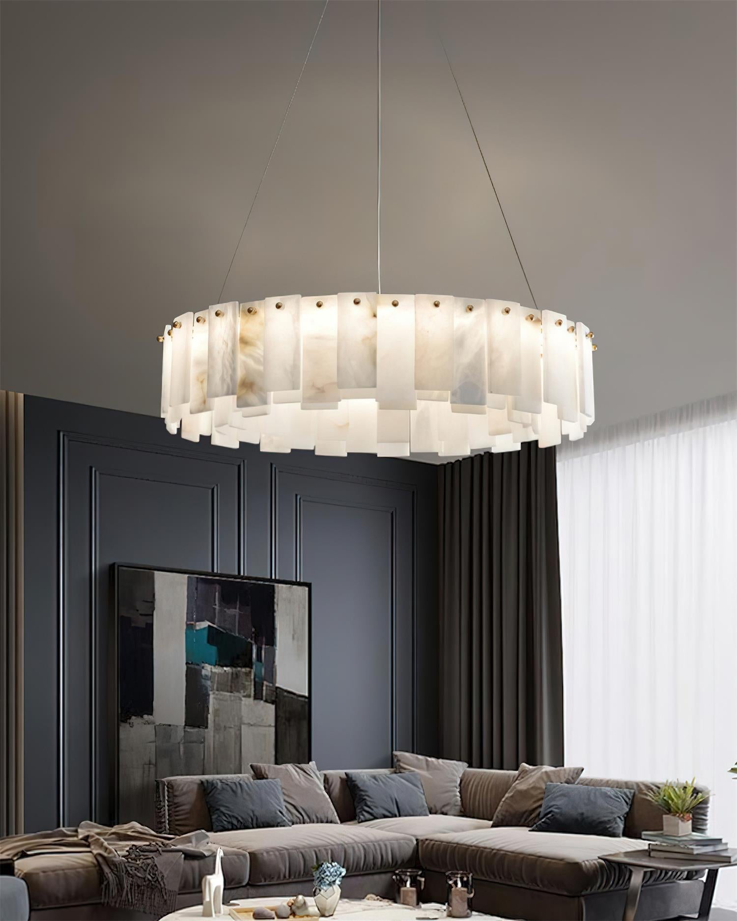 Corbett Lustre en Verre Luxe