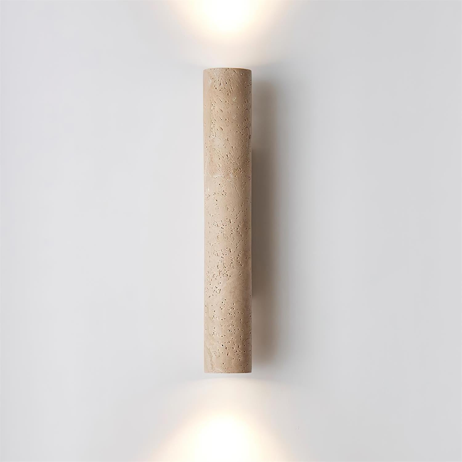 Lunaro Applique Murale Travertin Grande Minimaliste