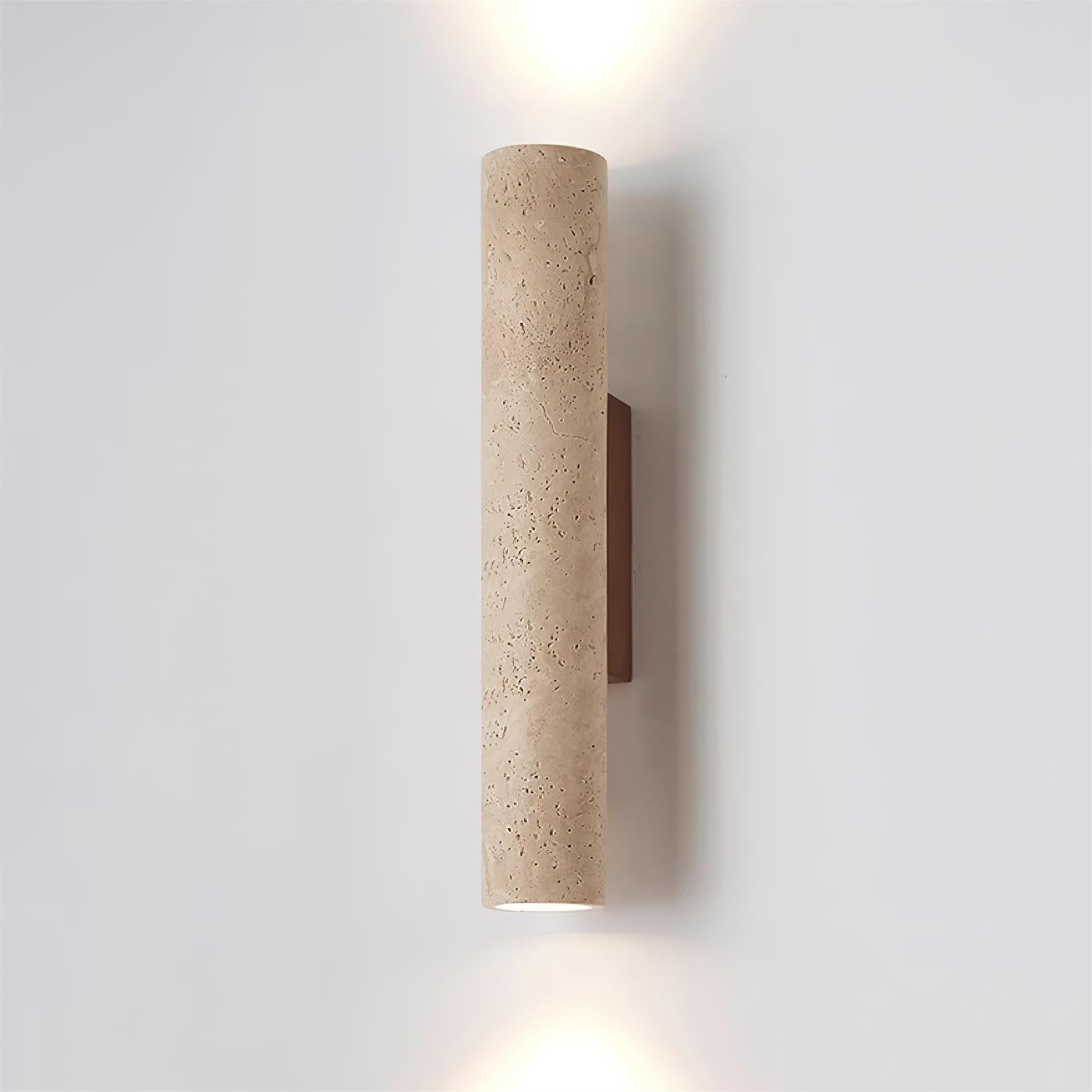 Lunaro Applique Murale Travertin Grande Minimaliste
