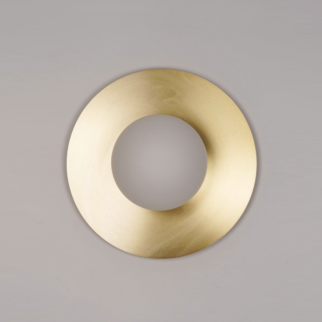 Haze Lampe Murale Ronde En Métal Et Verre Minimaliste Moderne