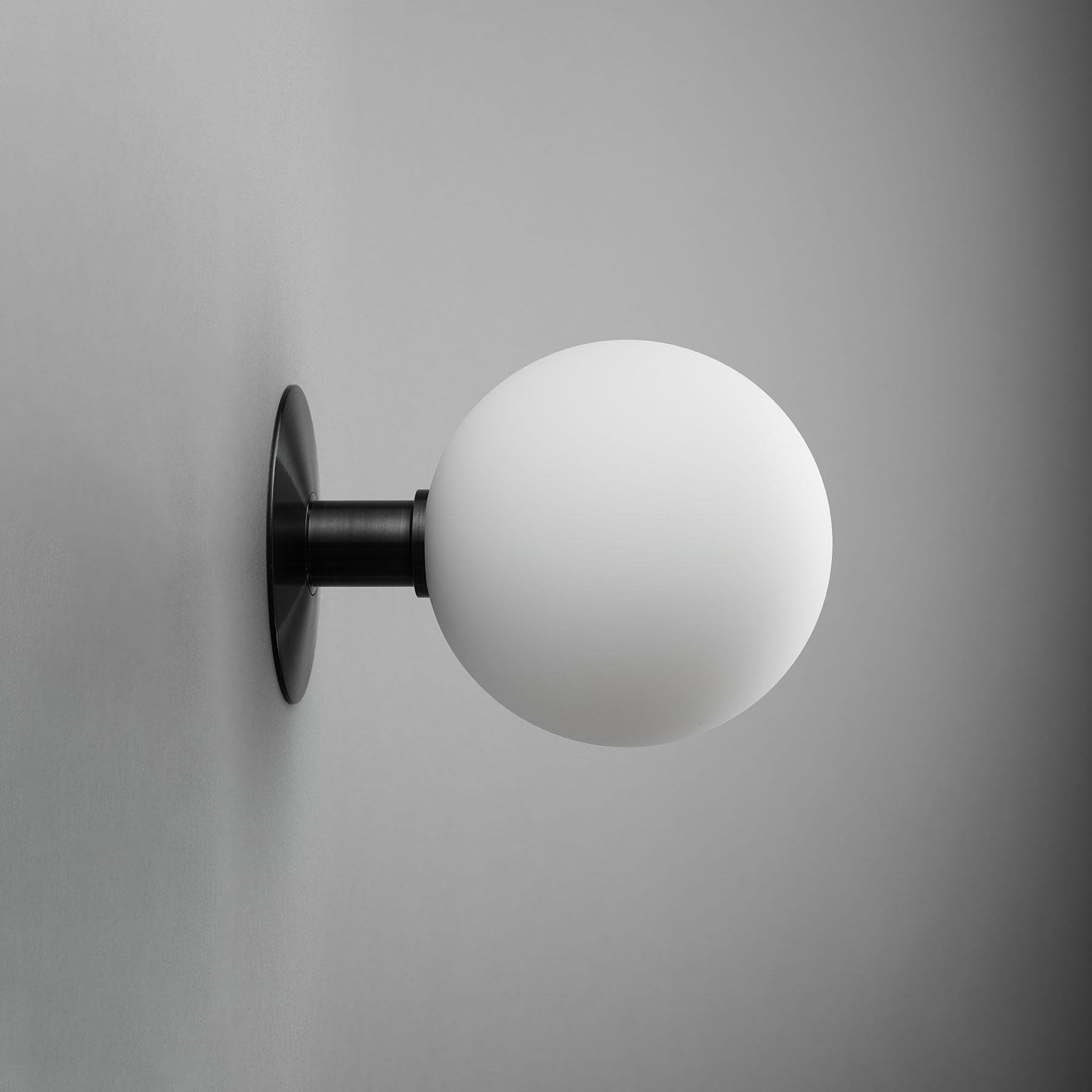 Haze Lampe Murale Ronde En Métal Et Verre Minimaliste Moderne
