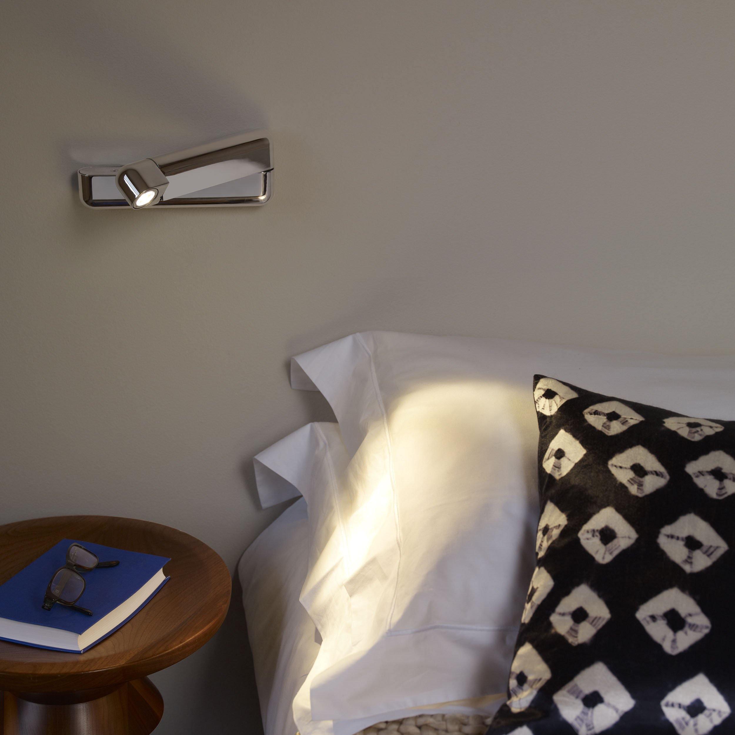 Lustra Applique Murale Noire LED Réglable USB