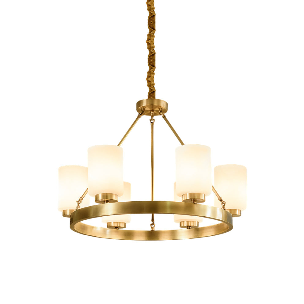 Illume Lustre Métal Laiton Verre Luxe Postmoderne