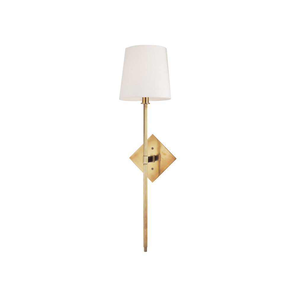Kismet Lampe Murale En Métal Laiton Et Tissu Minimaliste Moderne