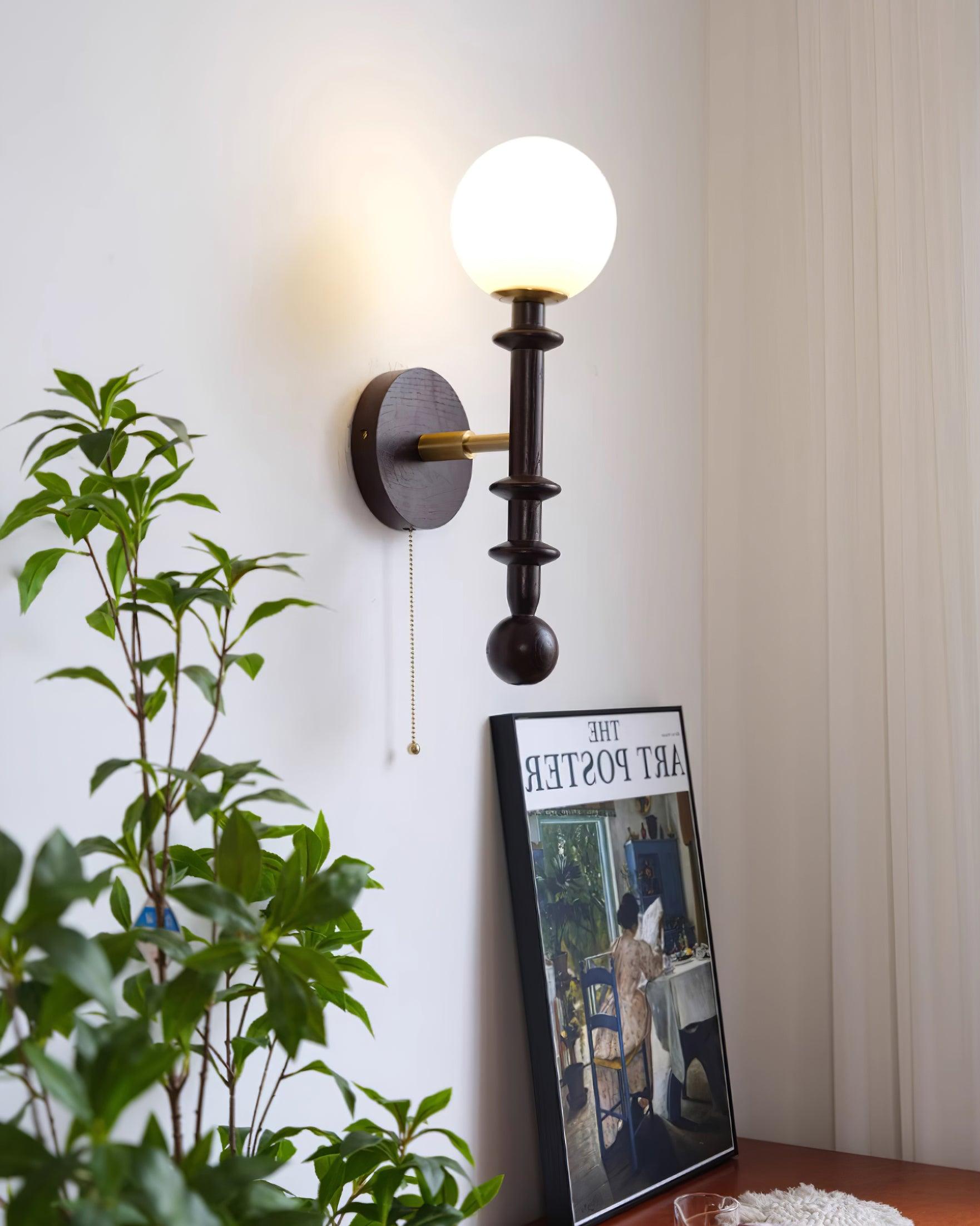 Velno Lustra Applique Murale Moderne Globe