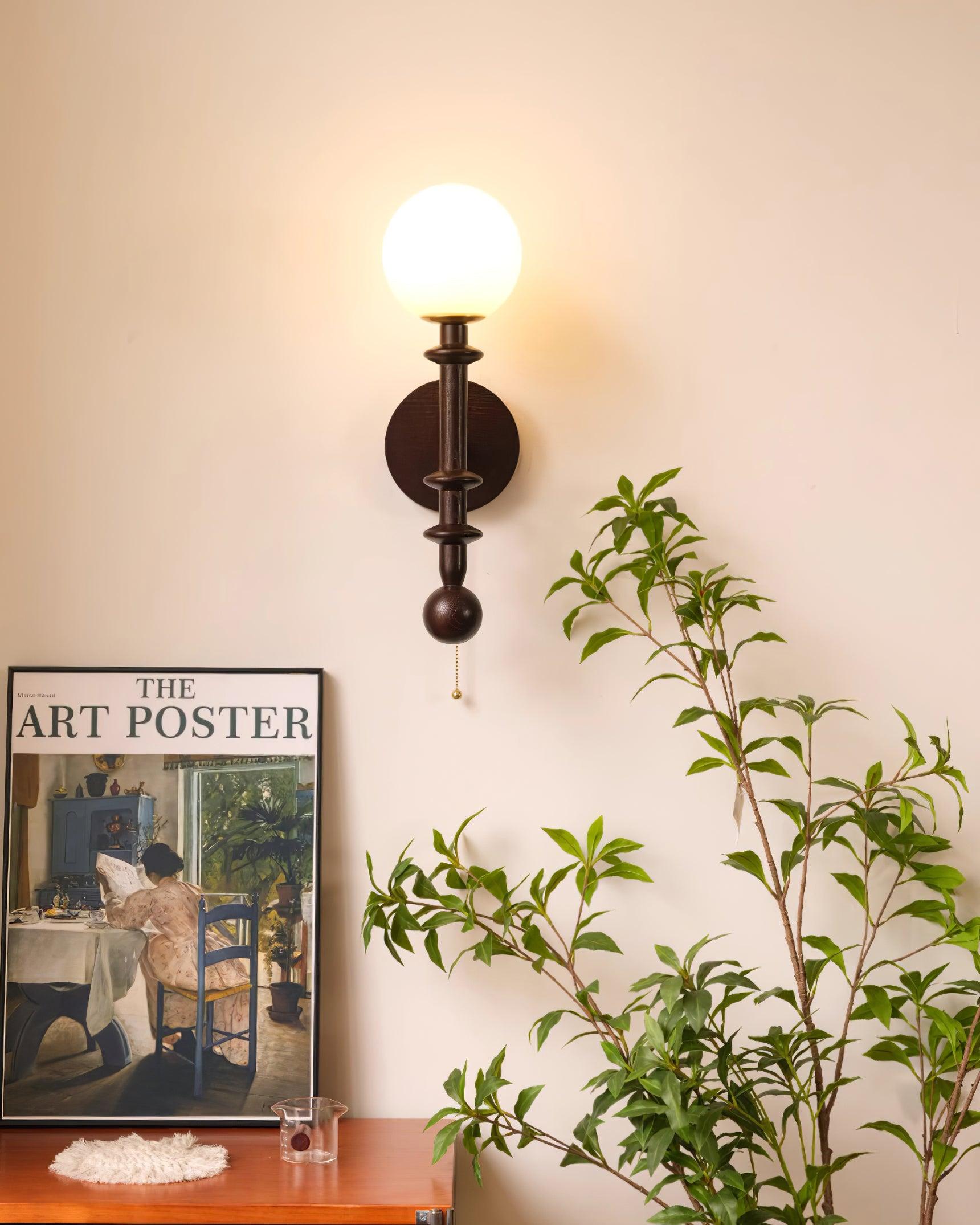 Velno Lustra Applique Murale Moderne Globe