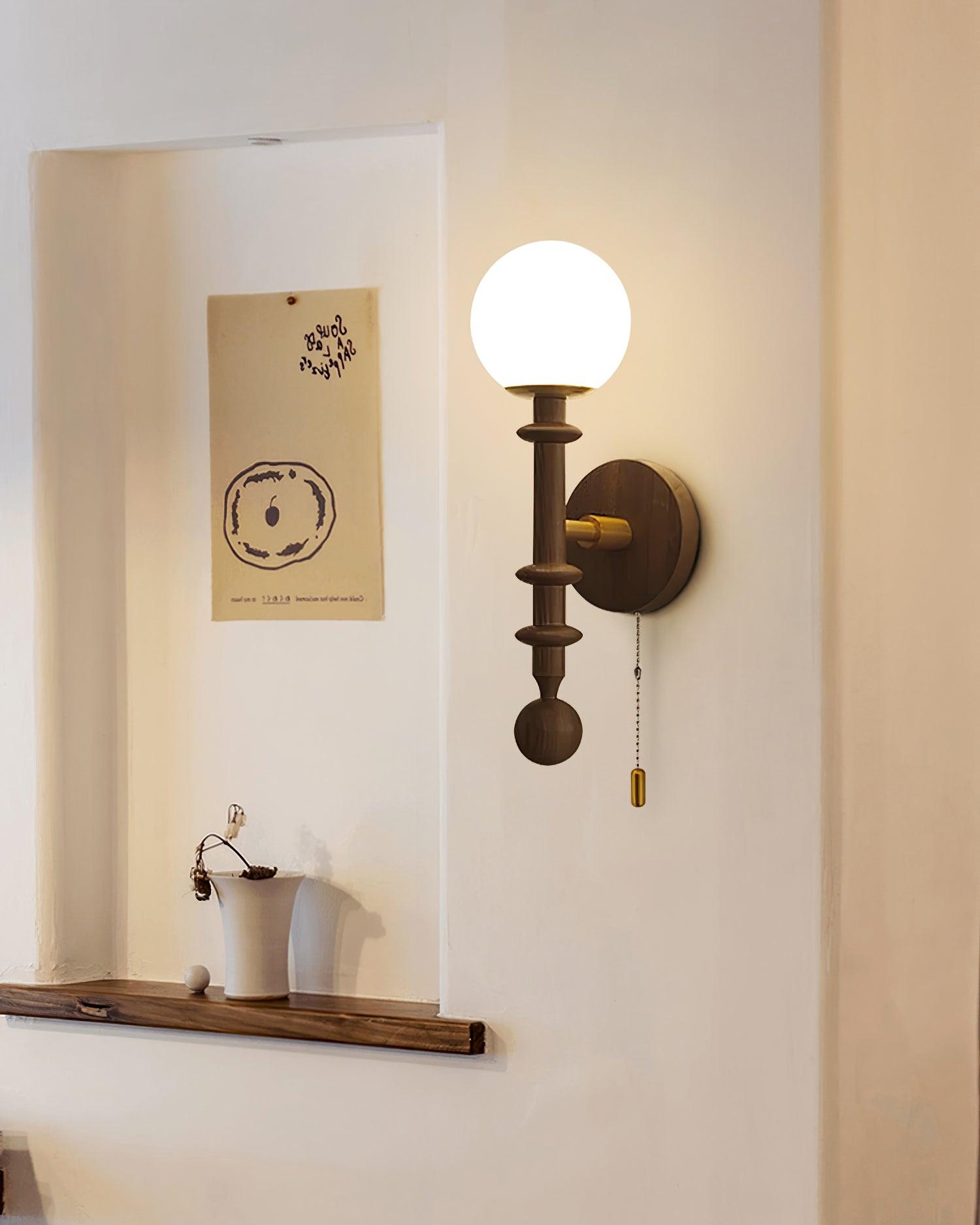Velno Lustra Applique Murale Moderne Globe