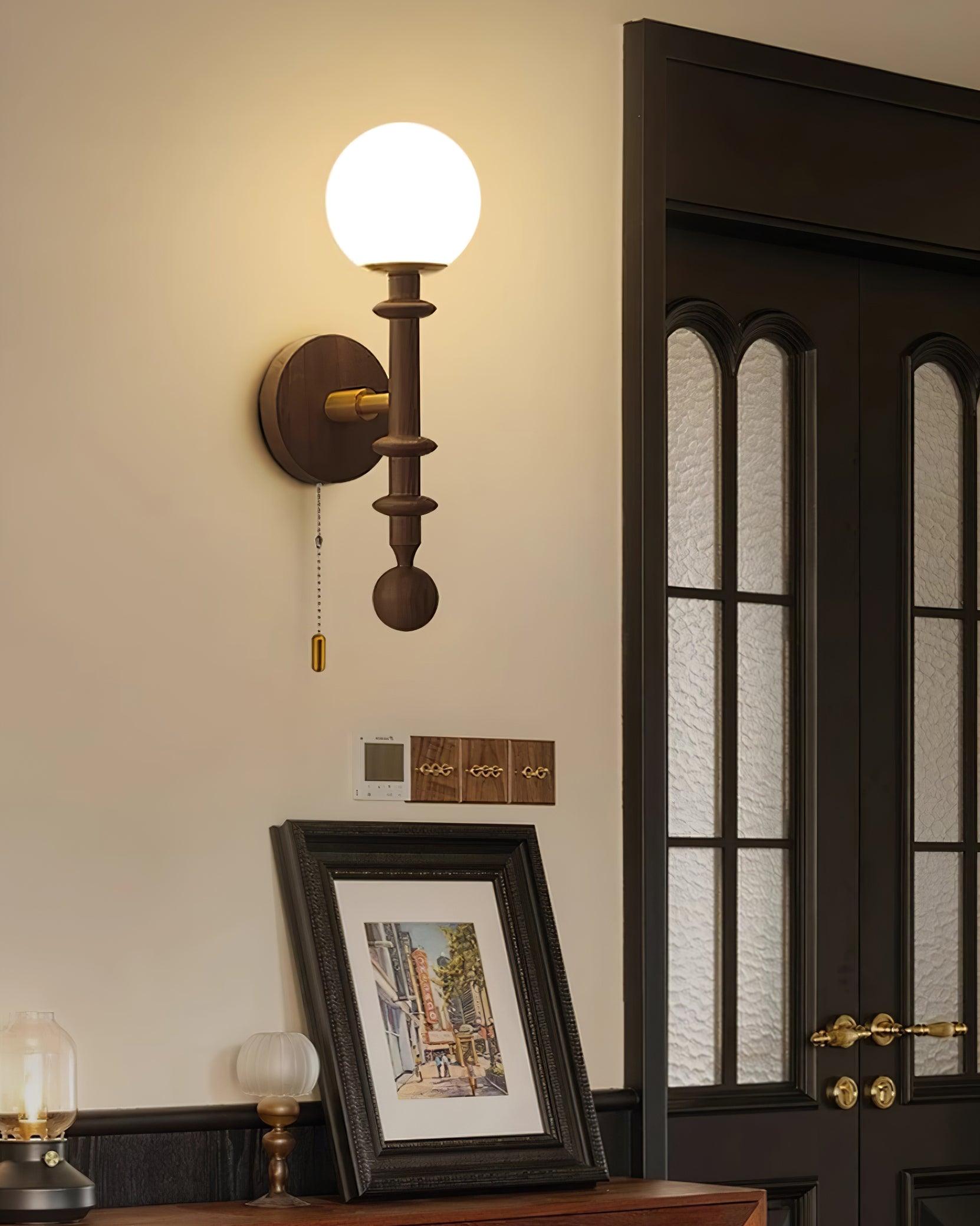 Velno Lustra Applique Murale Moderne Globe