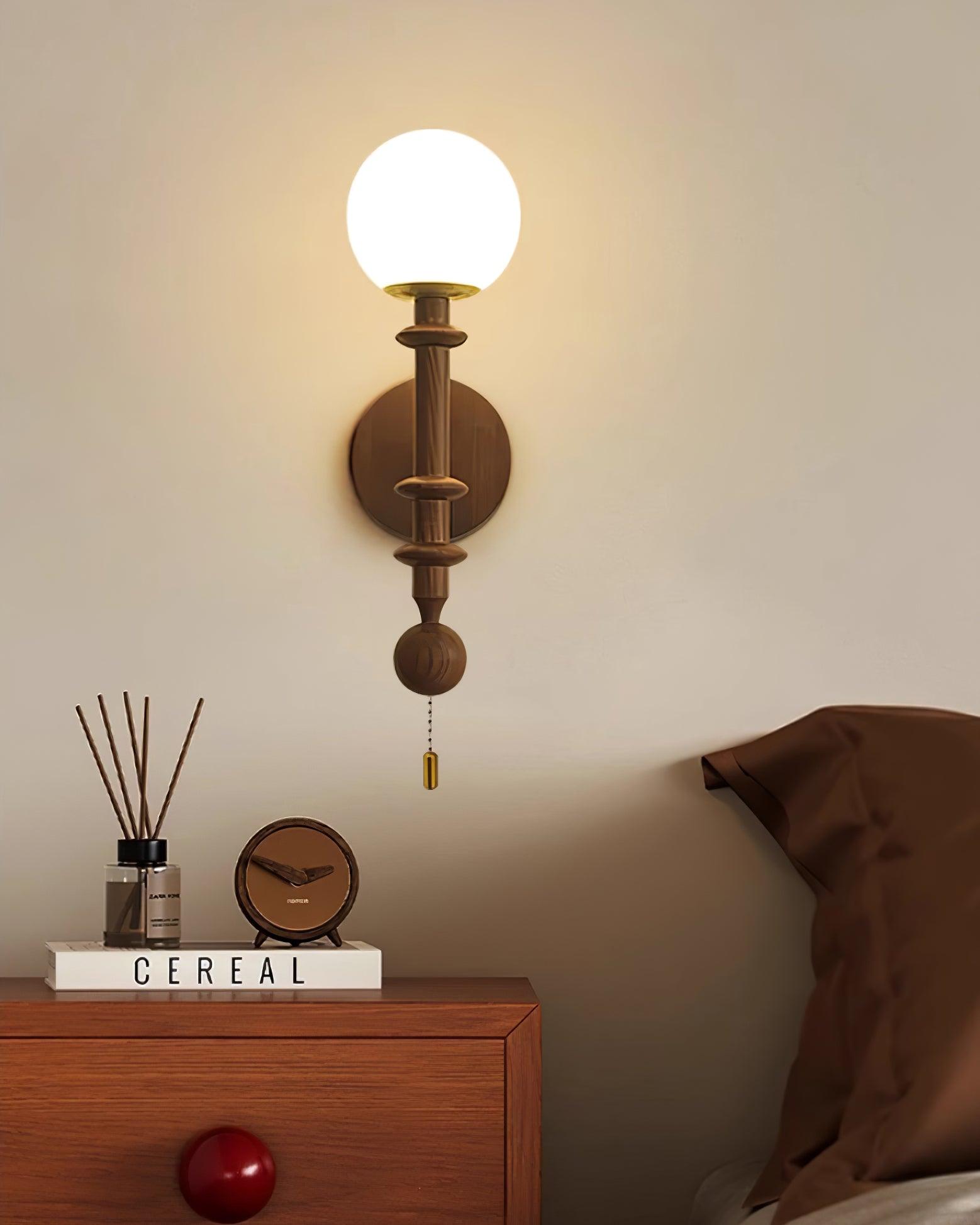 Velno Lustra Applique Murale Moderne Globe