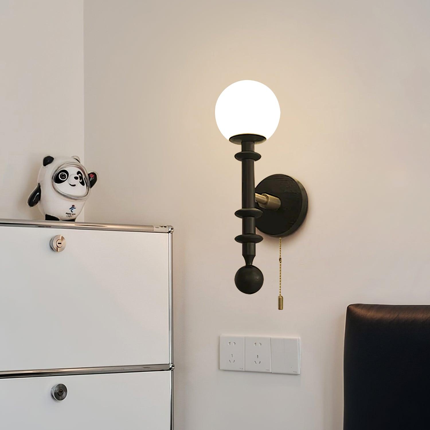 Velno Lustra Applique Murale Moderne Globe