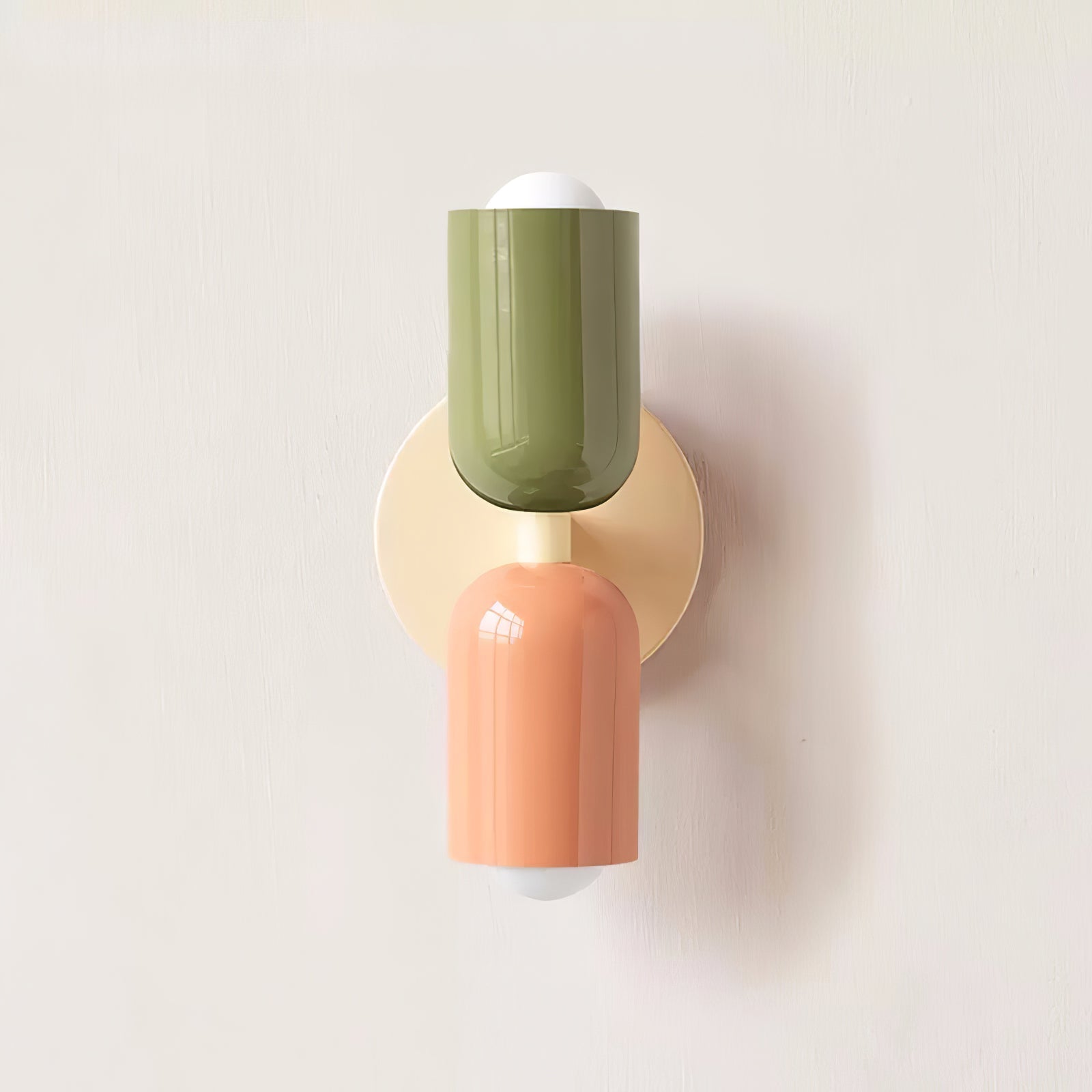 Lustra Wall Lamp Green Black Minimalist Plug-In