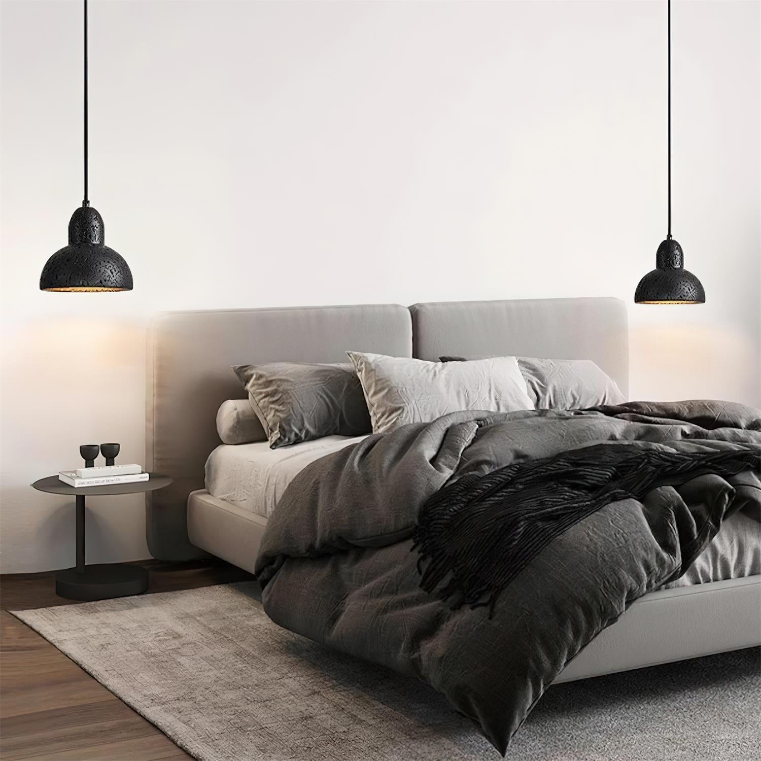 Lava Suspension Moderne en Travertin