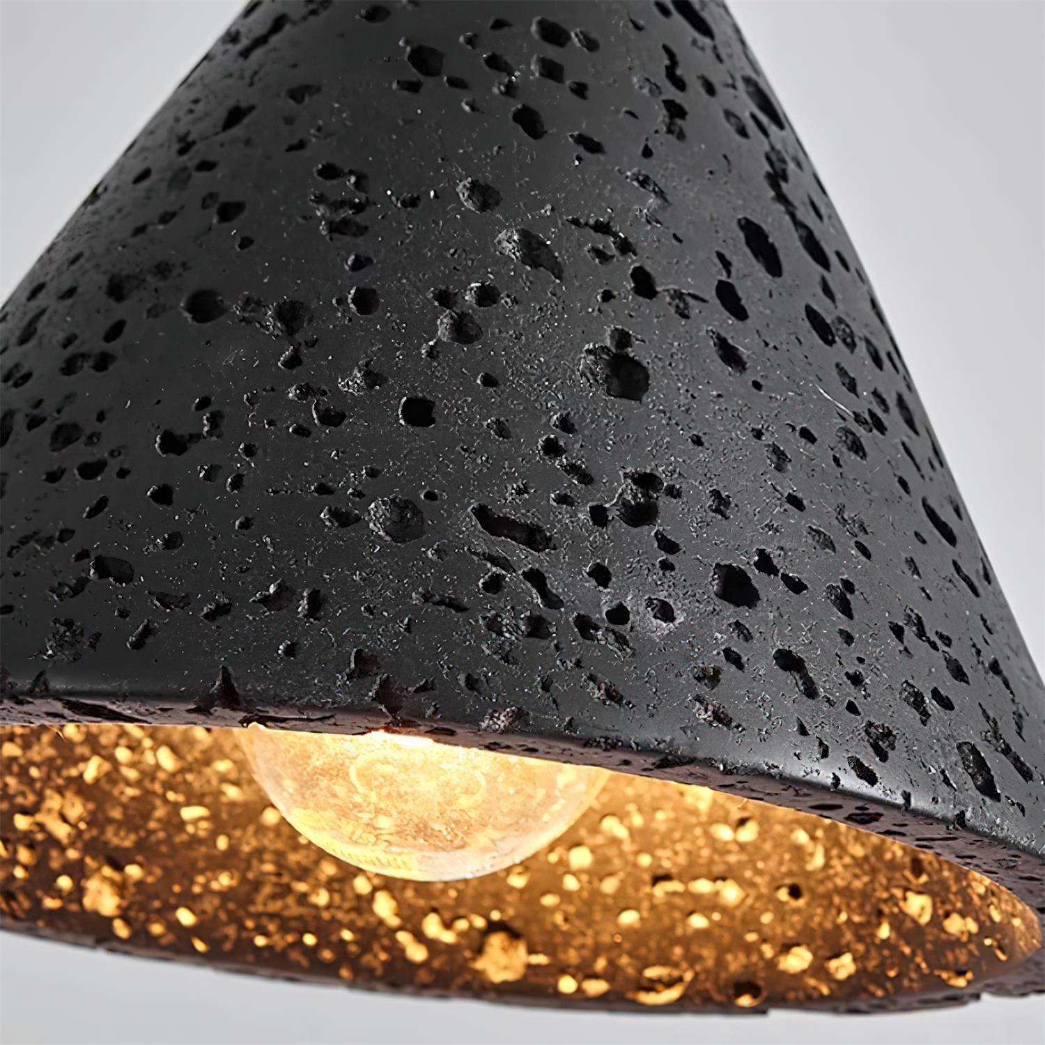 Lava Suspension Moderne en Travertin