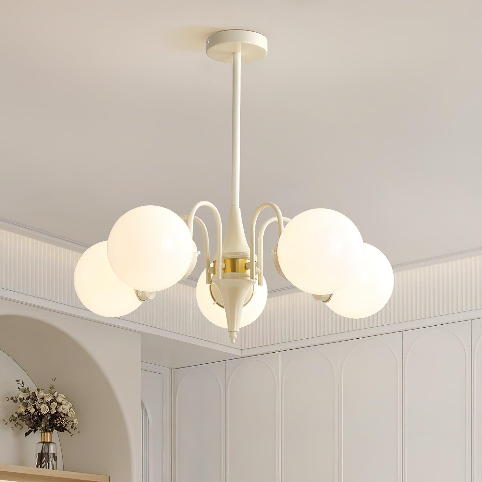 Lustra Lustre Verre Moderne