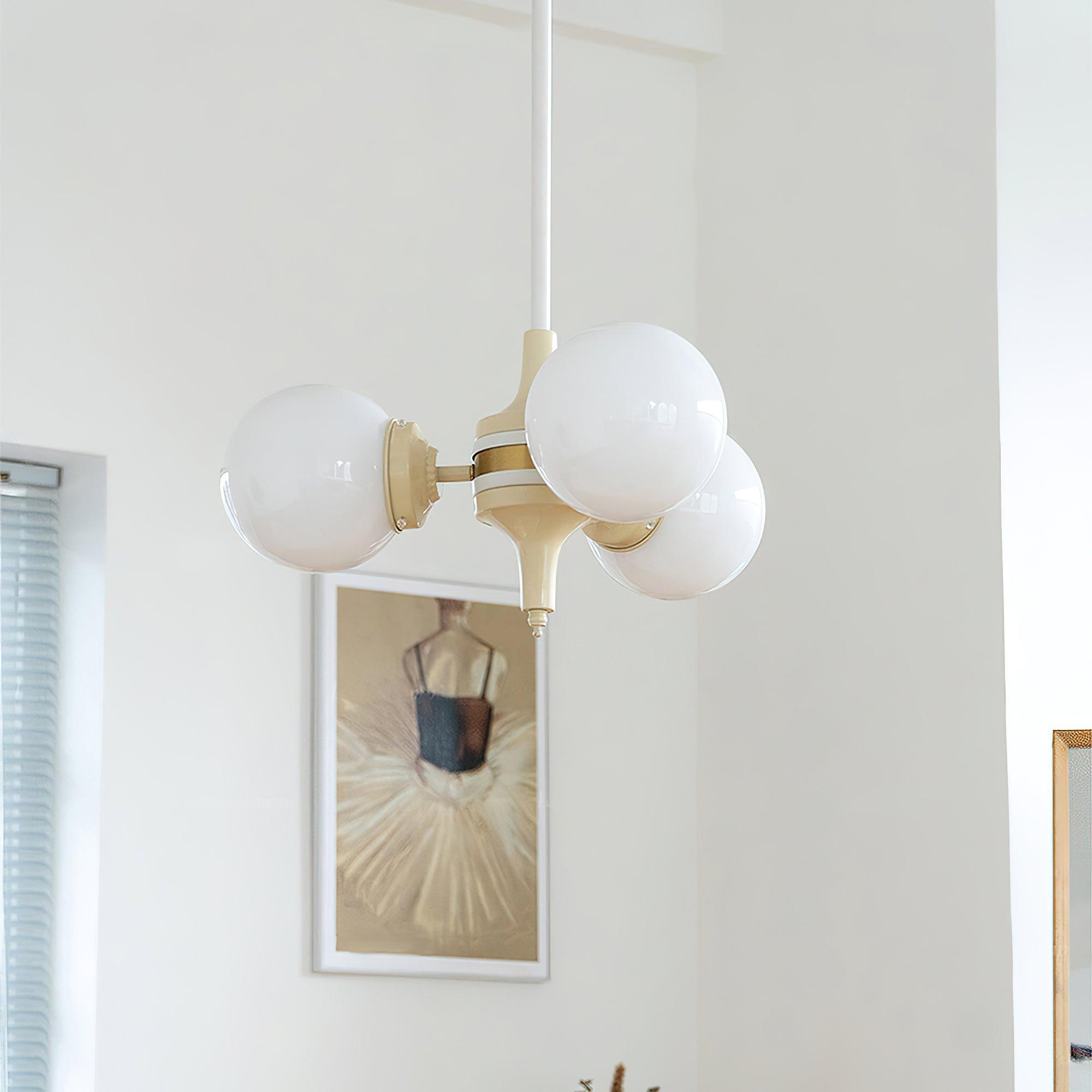 Lustra Lustre Verre Moderne