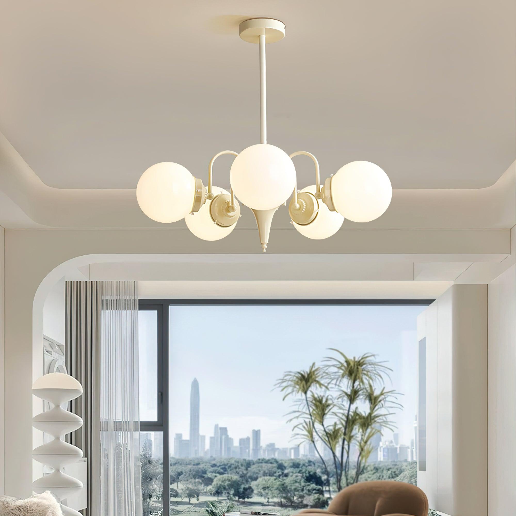Lustra Lustre Verre Moderne