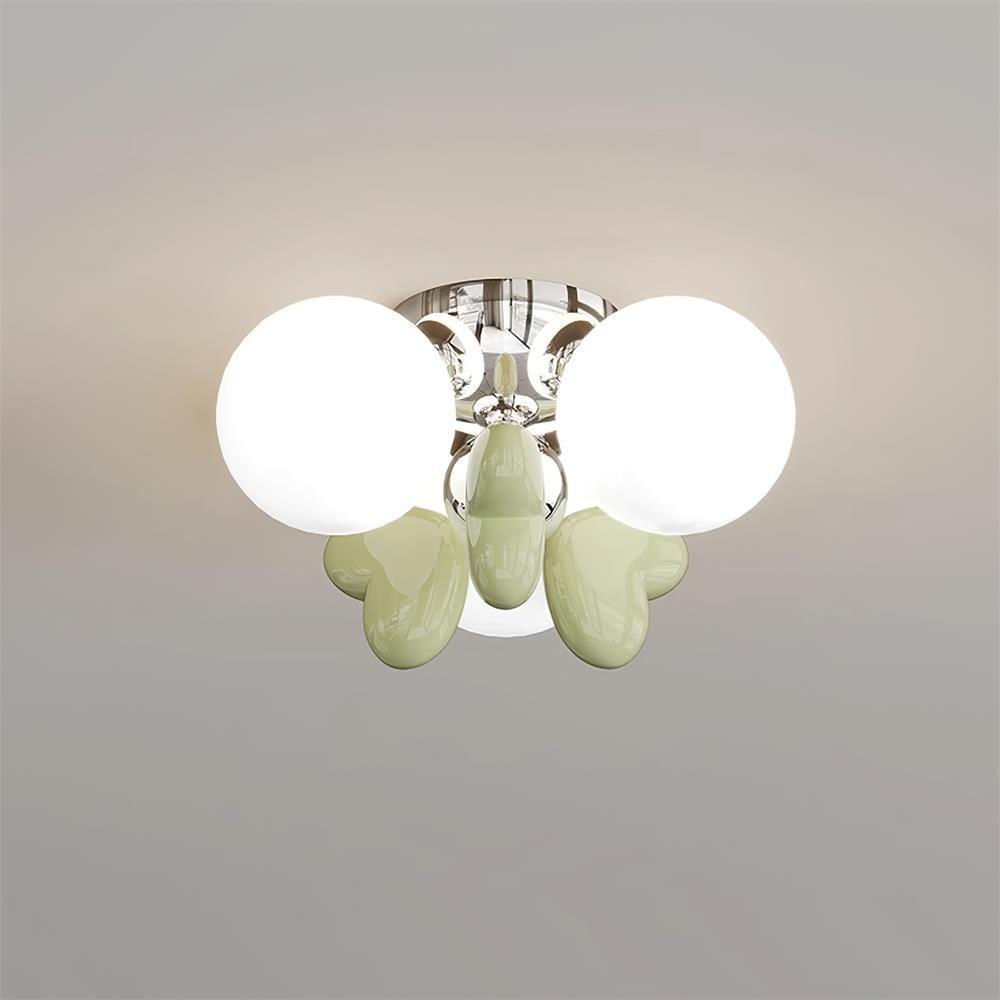 Nica Plafonnier Crème Globe Groupe Moderne Chambre