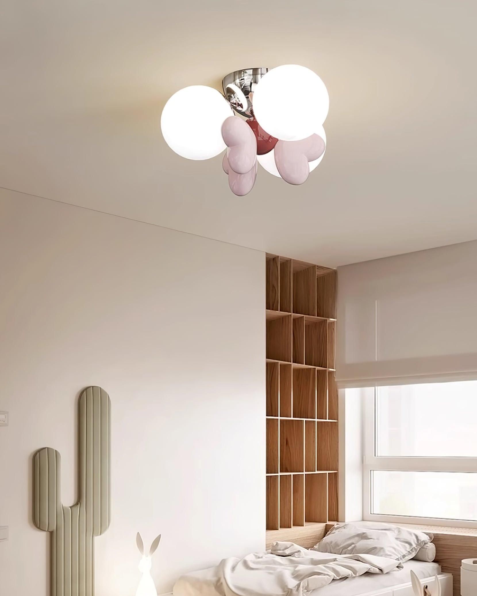 Nica Lustre Plafonnier Crème Élégant Lueur Douce