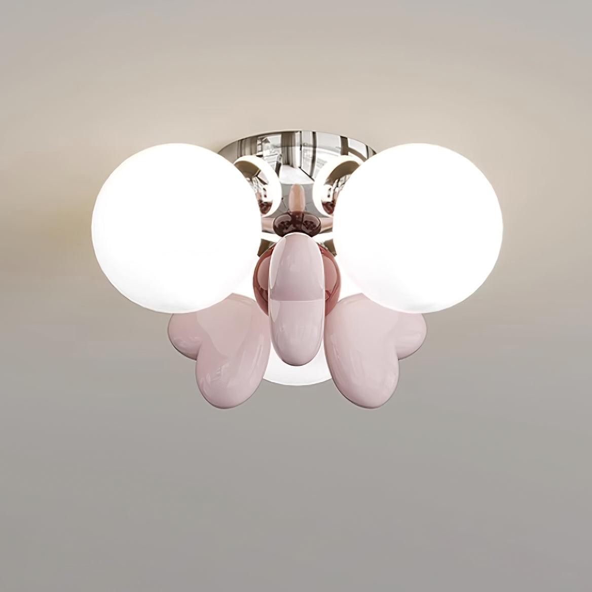 Nica Plafonnier Crème Globe Groupe Moderne Chambre