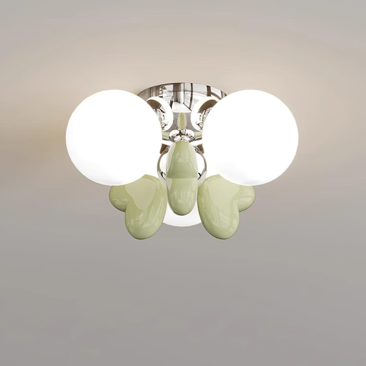 Nica Plafonnier Crème Globe Groupe Moderne Chambre
