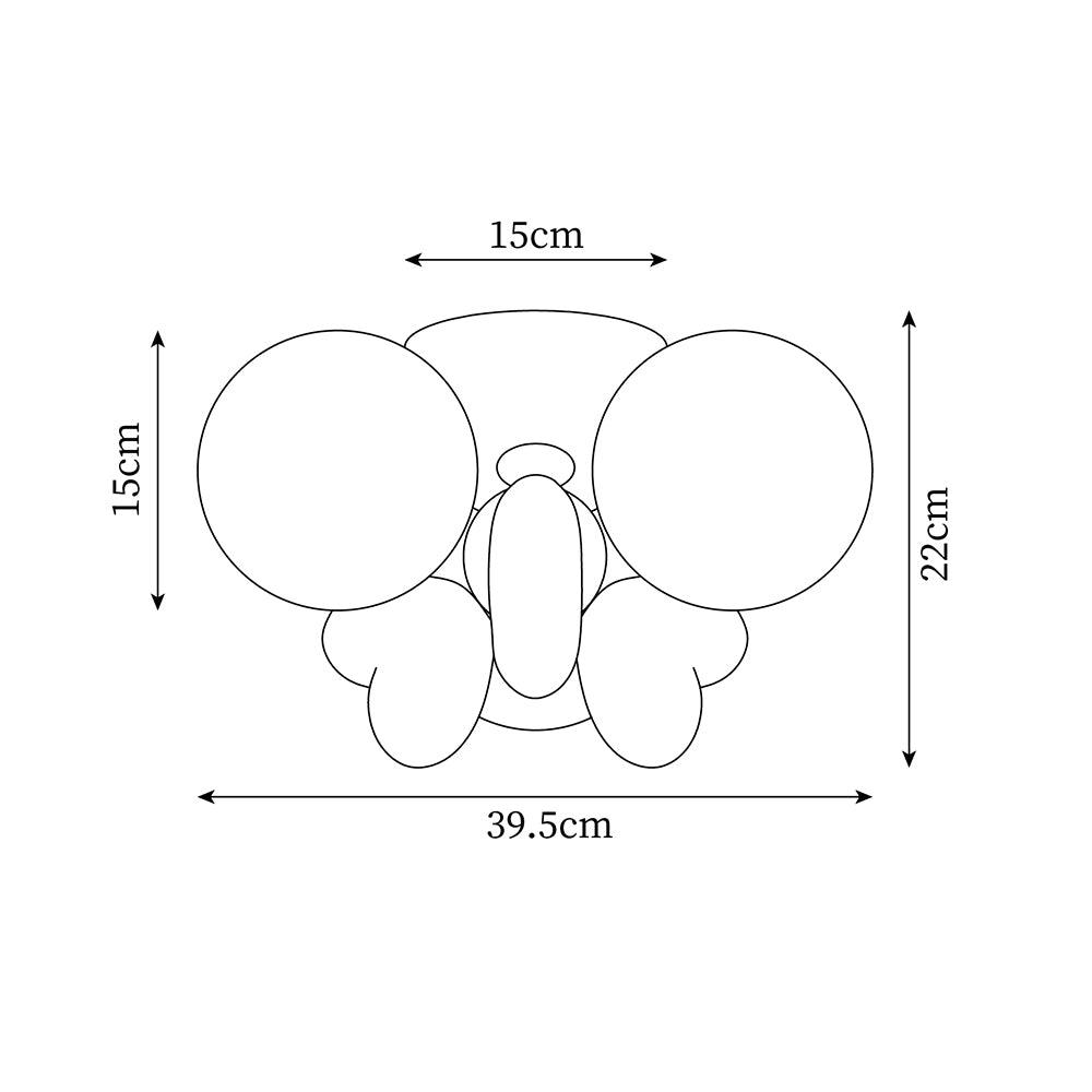 Nica Lustre Plafonnier Crème Élégant Lueur Douce