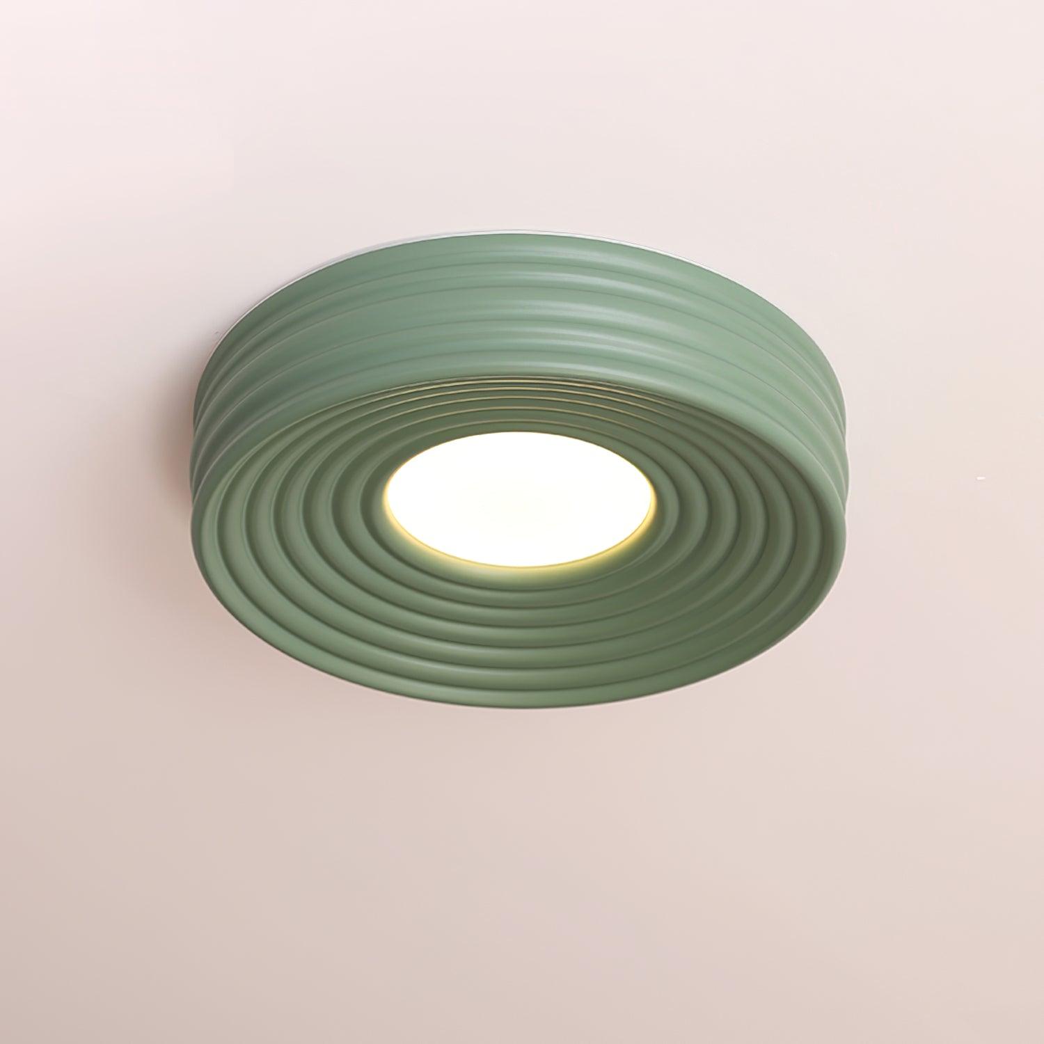 Lampe de Plafond Abat-jour Acrylique Canopée Canopée Texturée