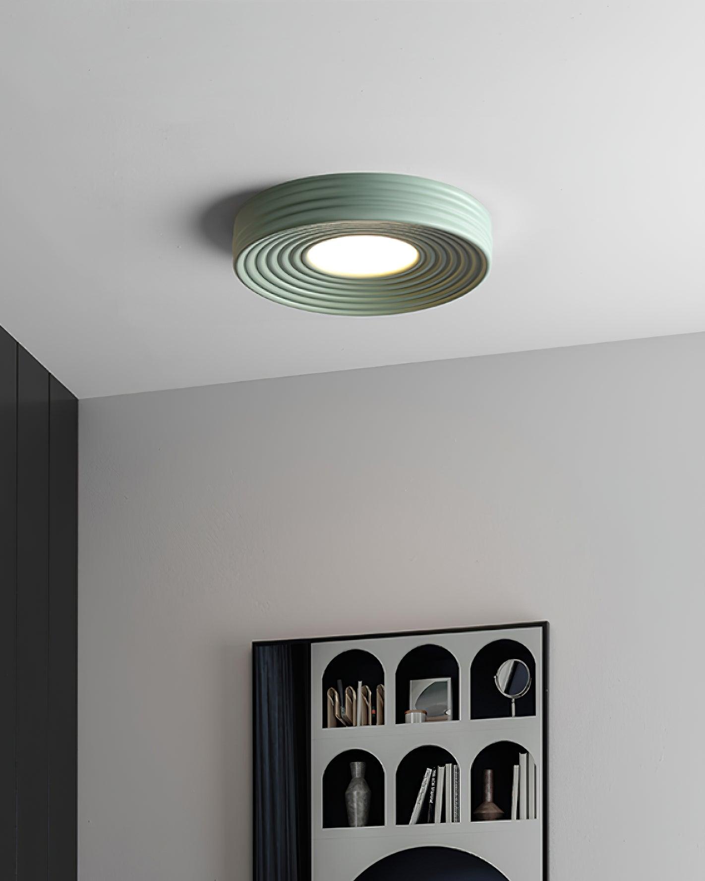 Lampe de Plafond Abat-jour Acrylique Canopée Canopée Texturée