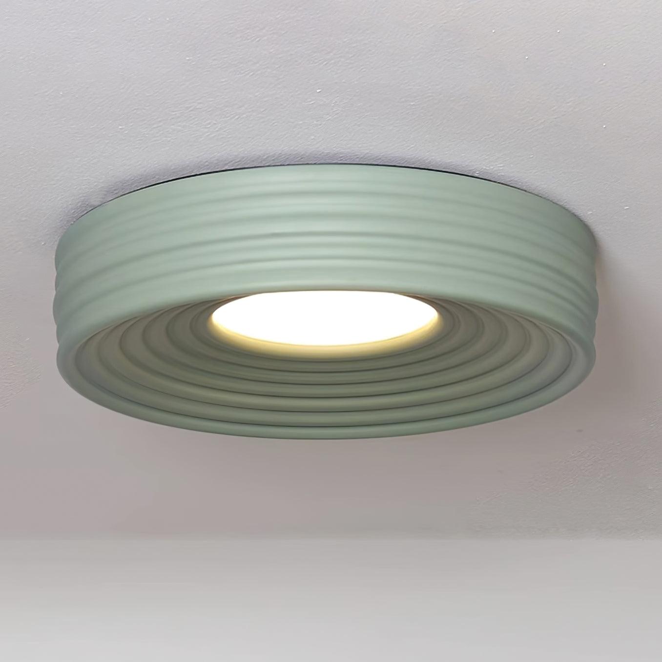 Lampe de Plafond Abat-jour Acrylique Canopée Canopée Texturée