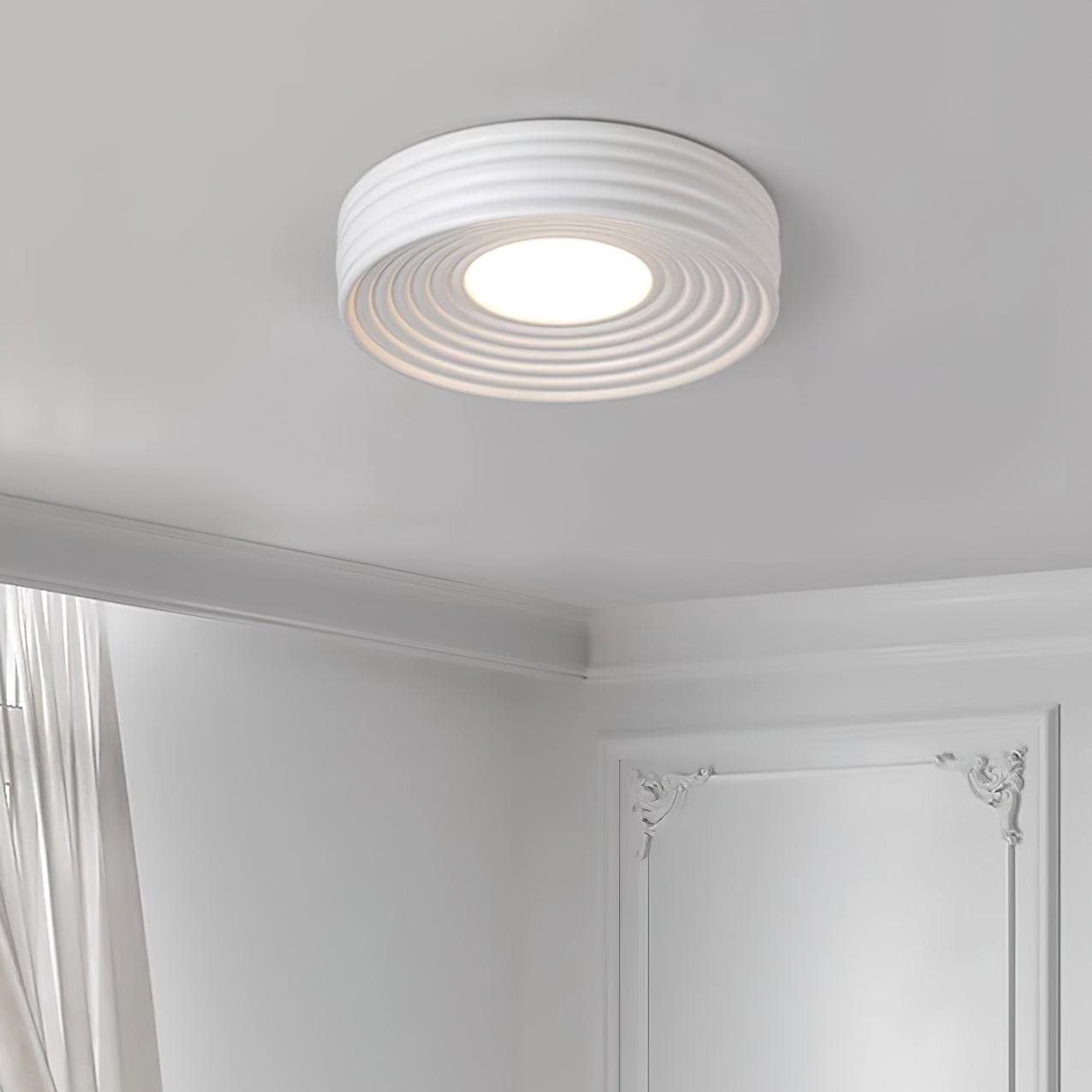 Lampe de Plafond Abat-jour Acrylique Canopée Canopée Texturée