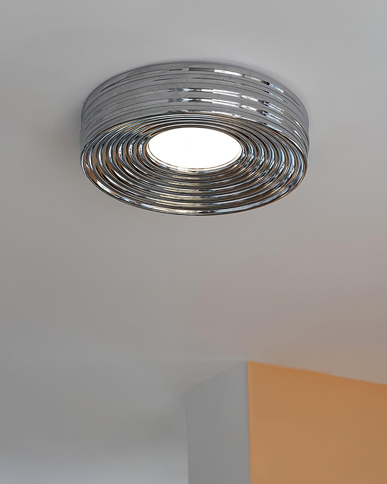 Lampe de Plafond Abat-jour Acrylique Canopée Canopée Texturée