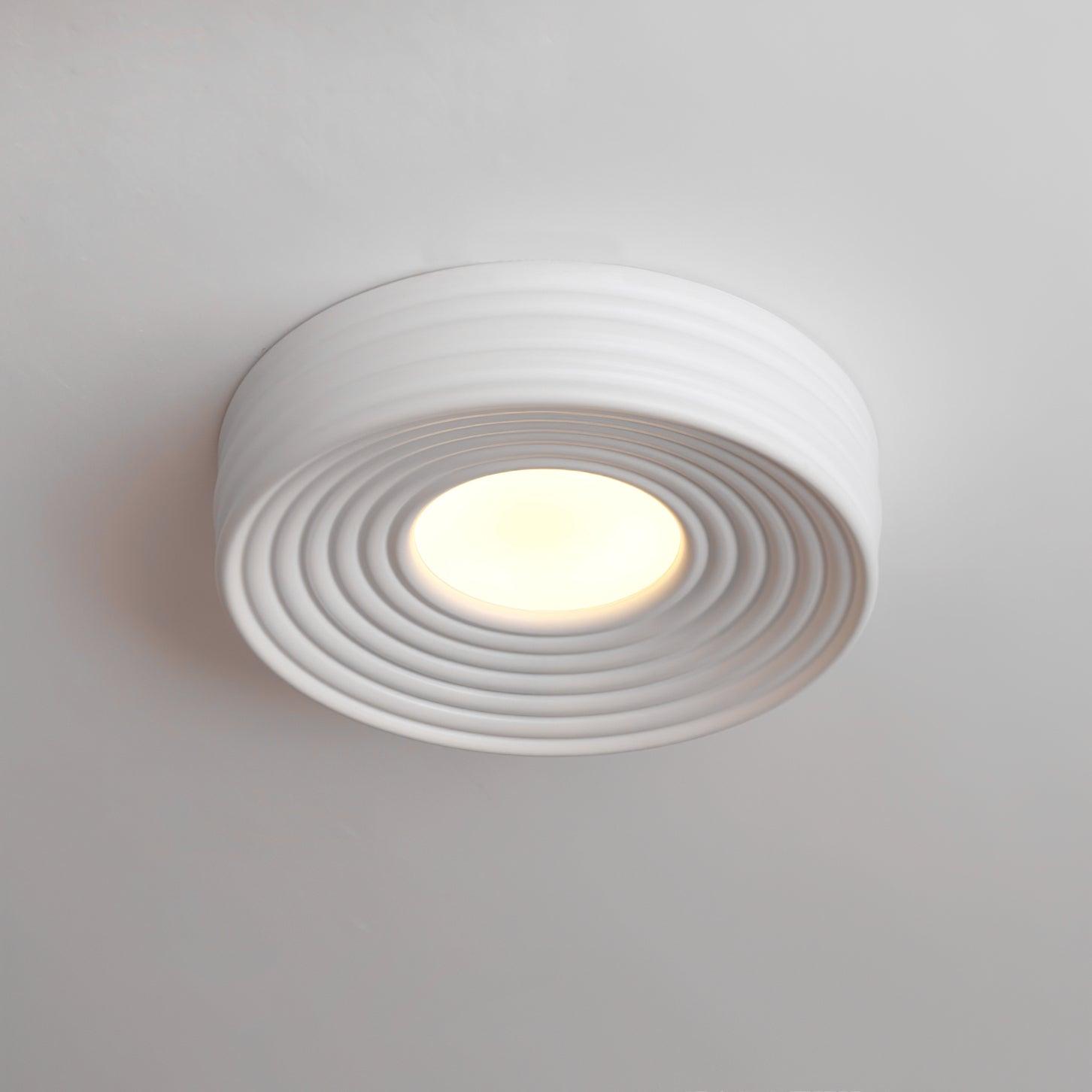 Lampe de Plafond Abat-jour Acrylique Canopée Canopée Texturée