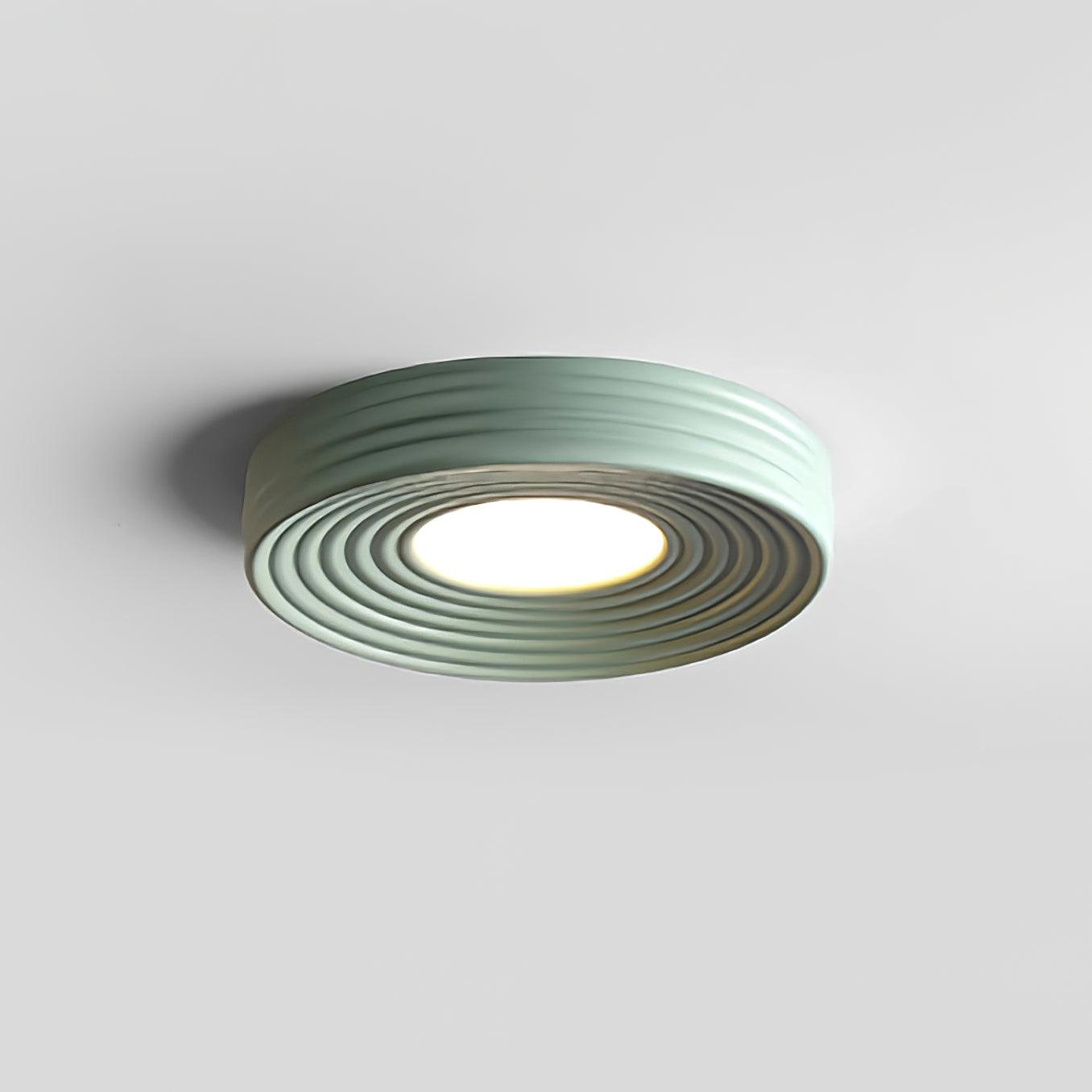 Lampe de Plafond Abat-jour Acrylique Canopée Canopée Texturée