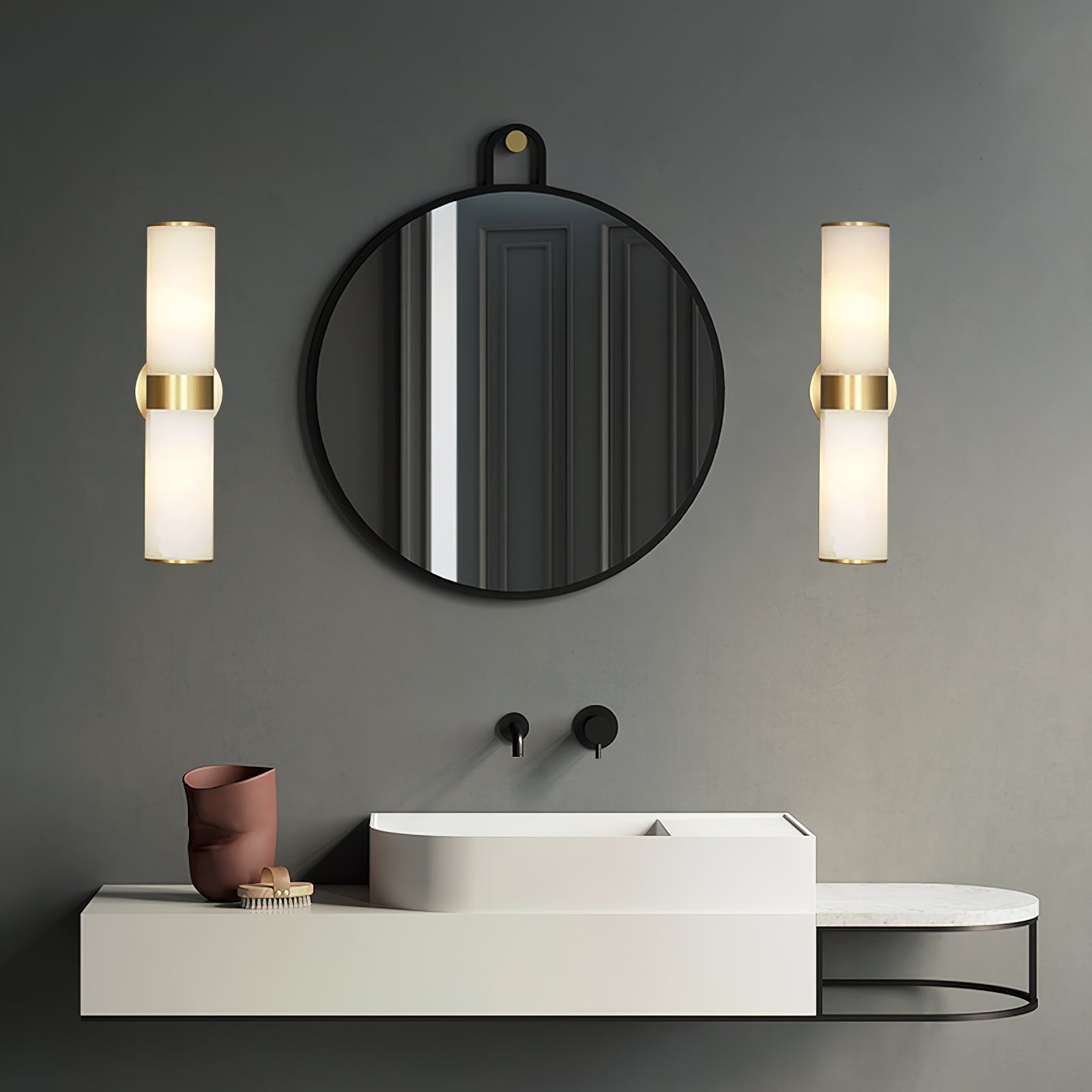 Sway Applique Murale En Albâtre Minimaliste Moderne