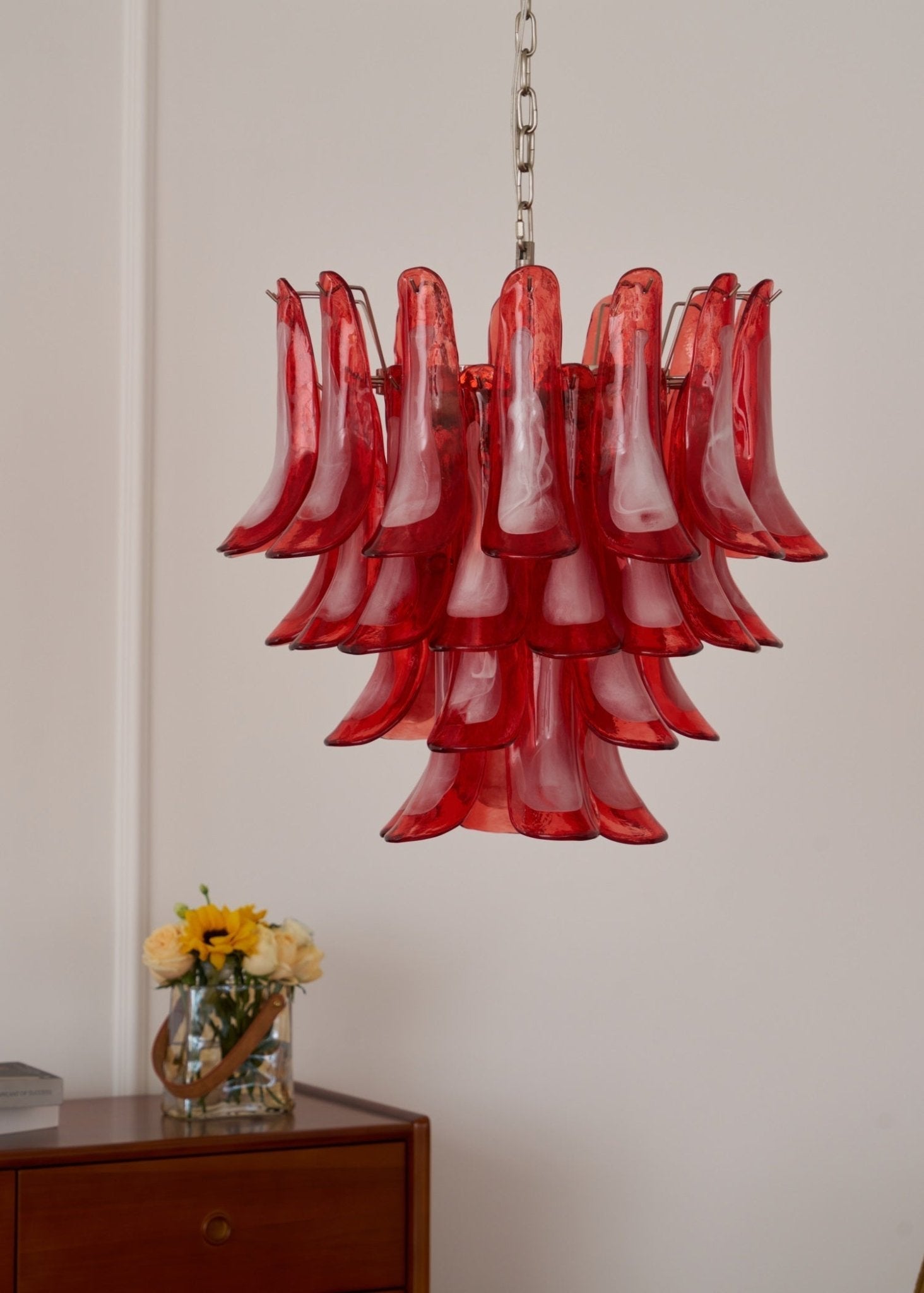 Aurora Lustre en Verre Vintage