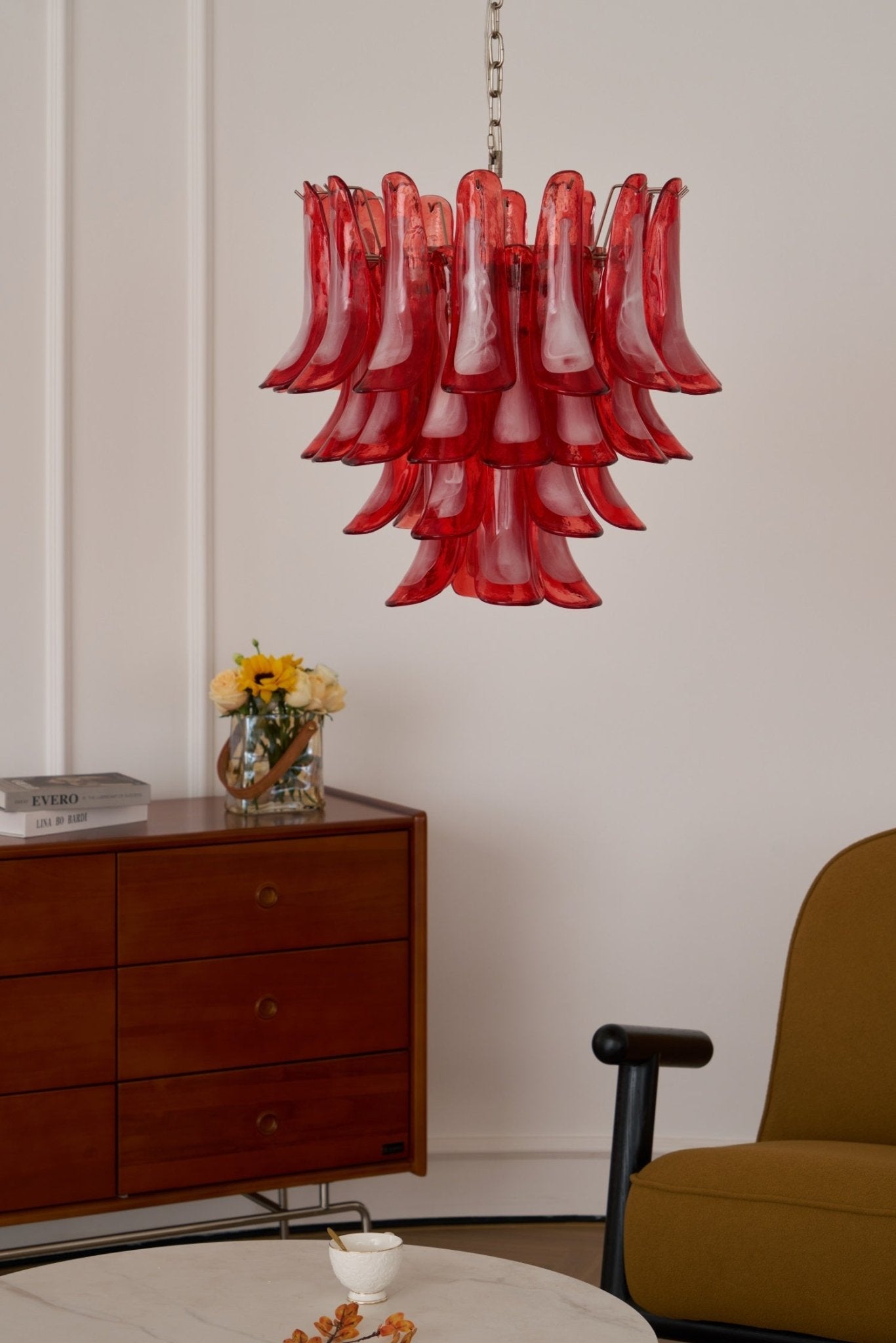 Aurora Lustre en Verre Vintage