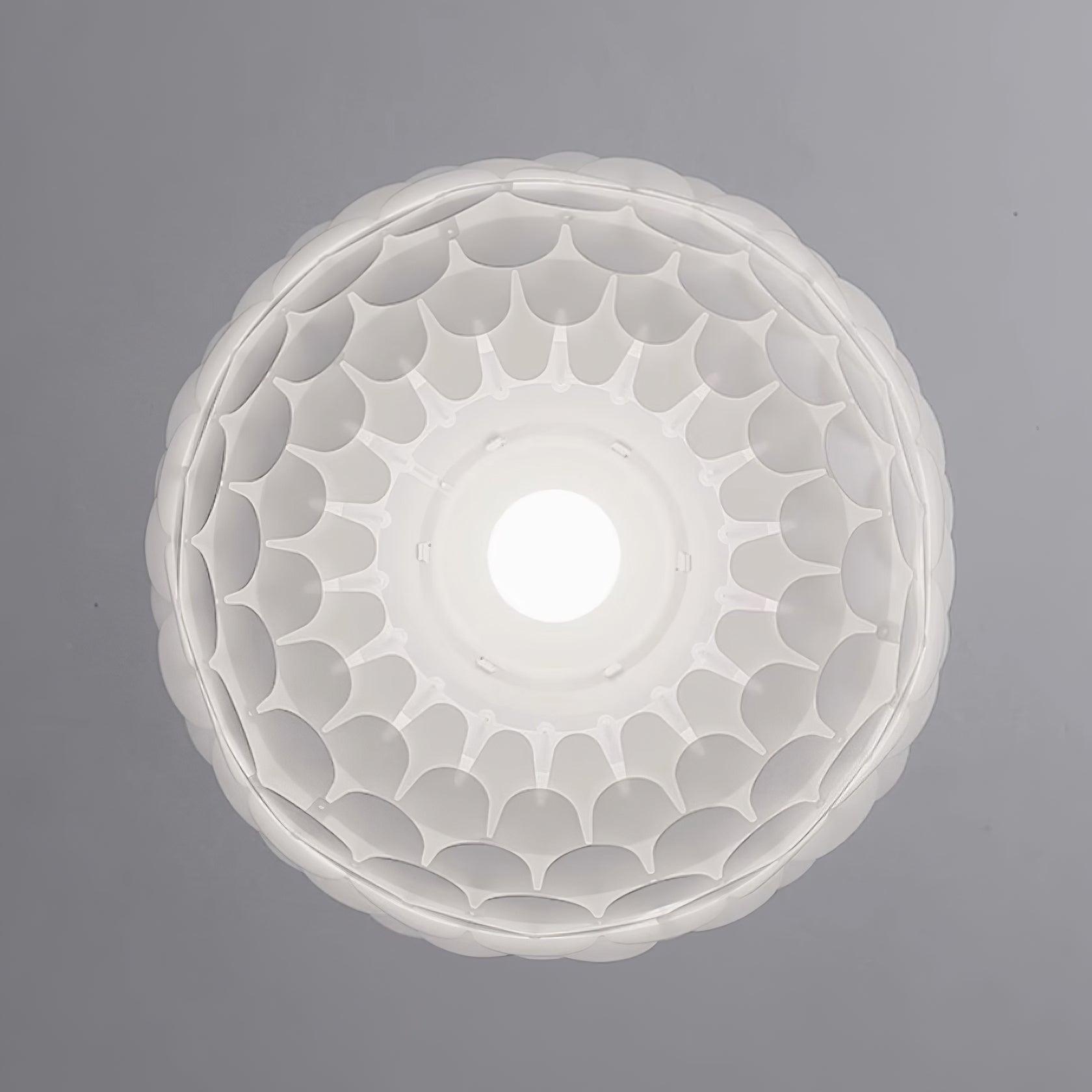 Crown Lampe Suspendue Cristal Coquille Glam