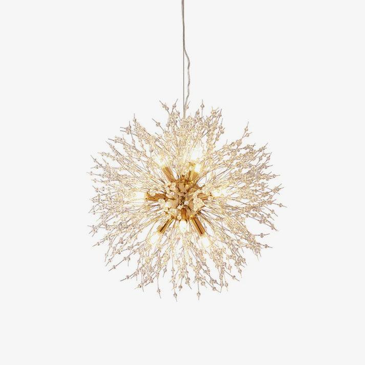 Lustra Lustre Cristal Pissenlit avec Cristaux
