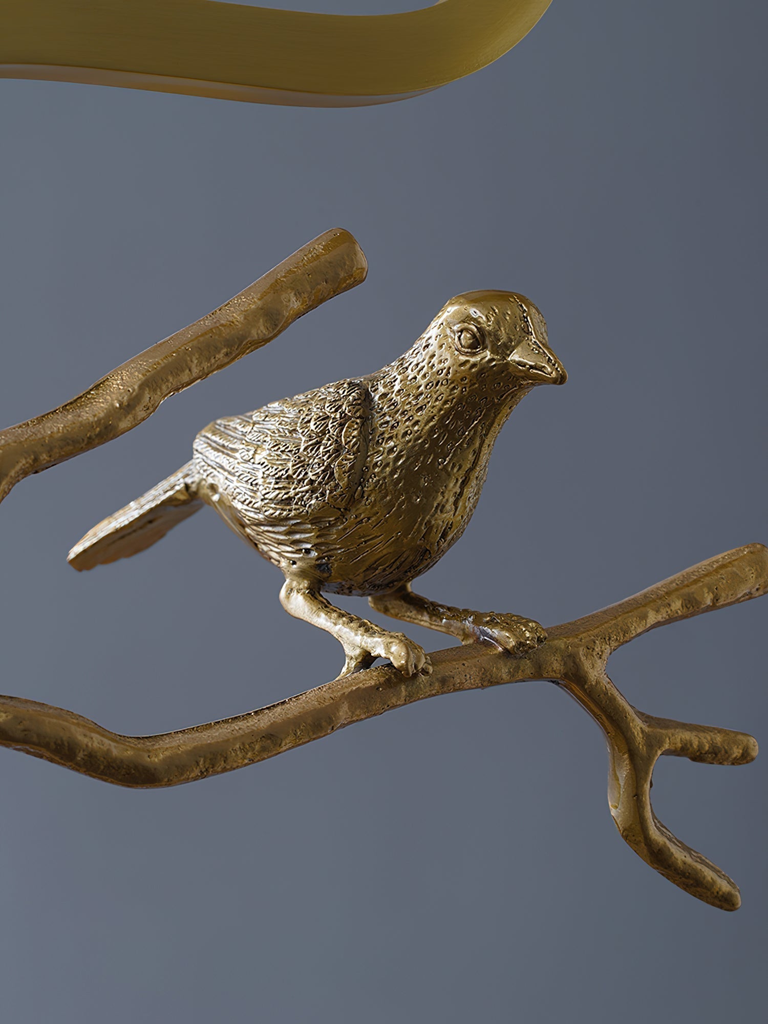Zephyr Lustre En Cristal Et Laiton à Motif D'oiseau Créatif Individuel