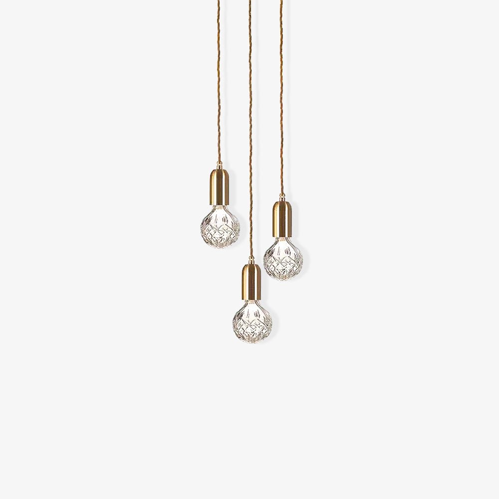 Vireo Lampe Suspendue Ampoule en Cristal