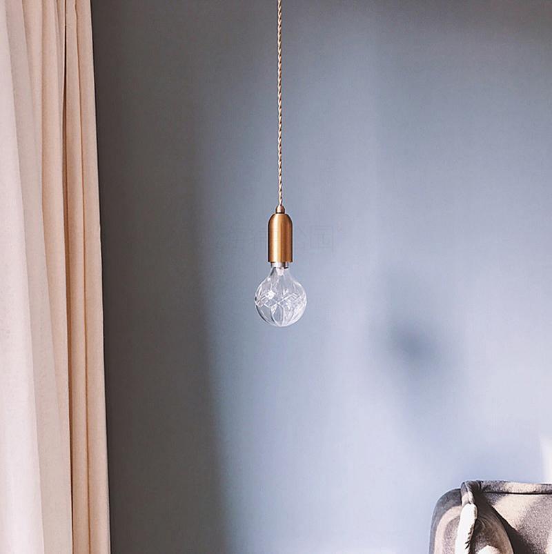 Vireo Lampe Suspendue Ampoule en Cristal